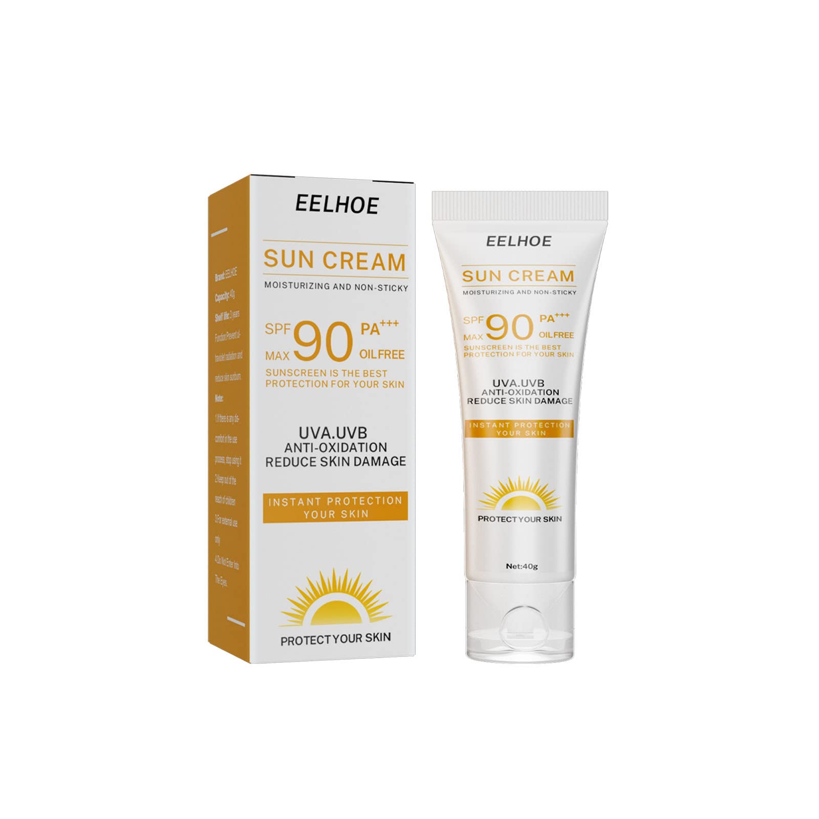 Anti-Aging Sunscreen SPF 50+ for Face & Body - Skin Whitening & UV Protection - Waterproof Sunblock Stick for Adults & Babies - Perfect for Beach, Swimming & Outdoor Activities (White, One Size)