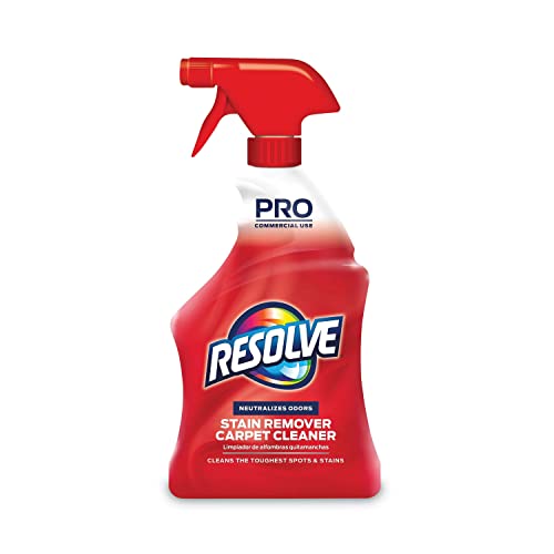 Professional RESOLVE® Carpet Cleaner - 32oz Spray Bottle (Pack of 12) - Deep Cleaning for Stains, Odors & High-Traffic Areas - Perfect for Home, Office & Pet Owners