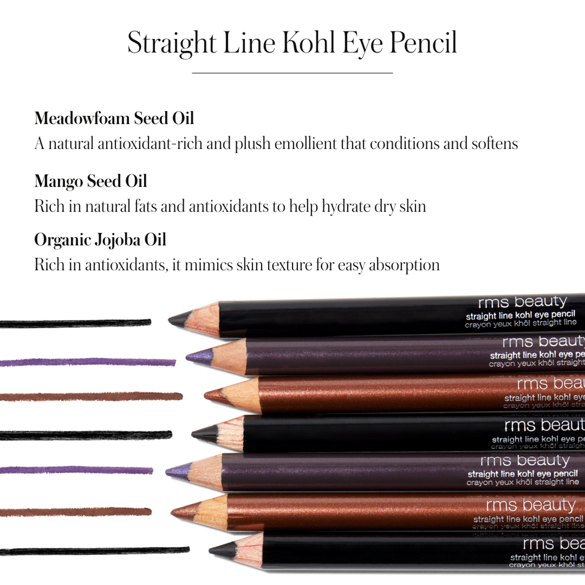 Long-Lasting Straight Line Kohl Eyeliner Pencil - Smudge-Proof & Waterproof for Precise Eye Definition - Perfect for Everyday Makeup, Winged Liner & Dramatic Eye Looks