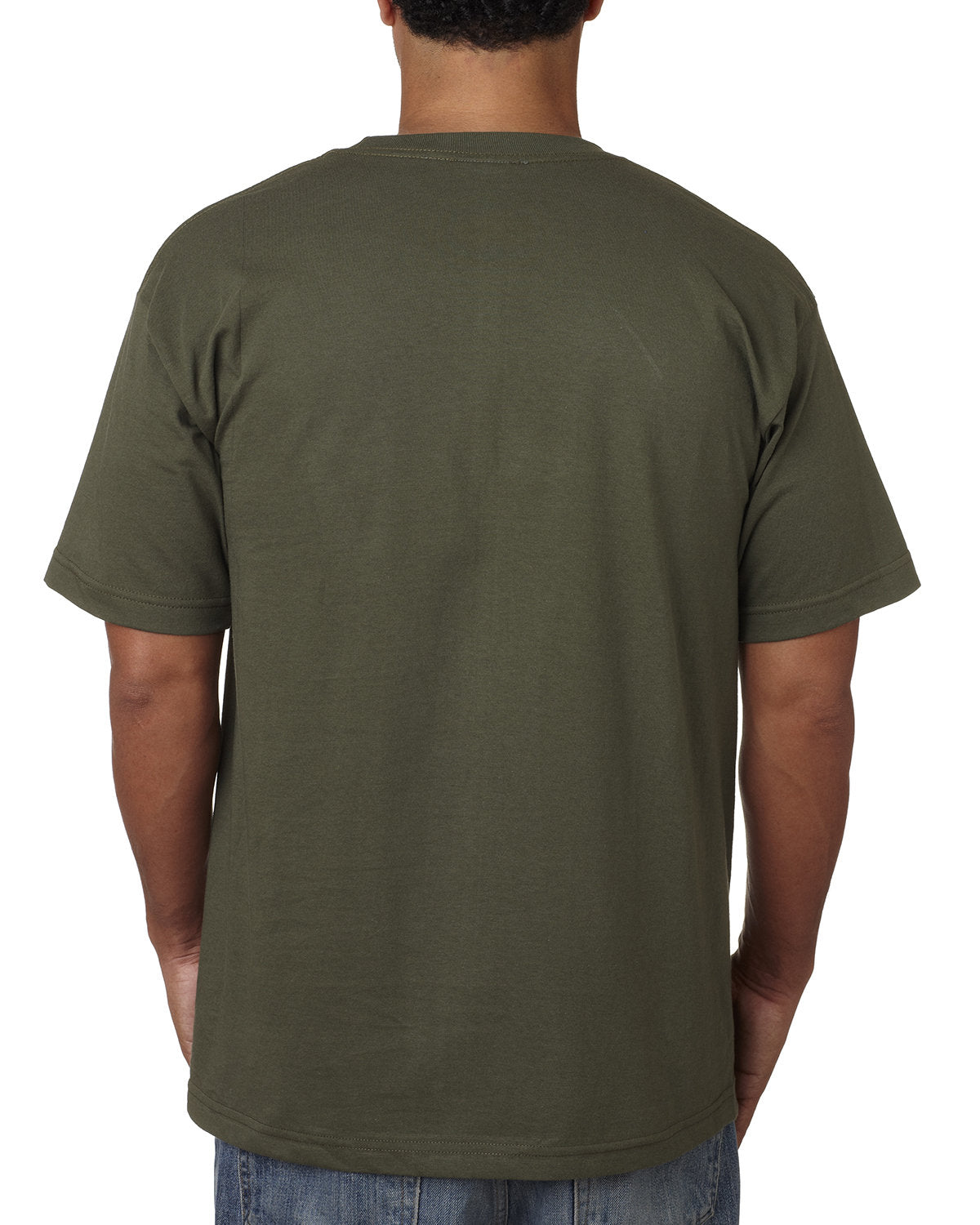 Bayside BA5040 Men's 100% Cotton T-Shirt 5.4 oz - Soft Comfortable Crew Neck Tee for Casual Wear, Gym & Everyday Use