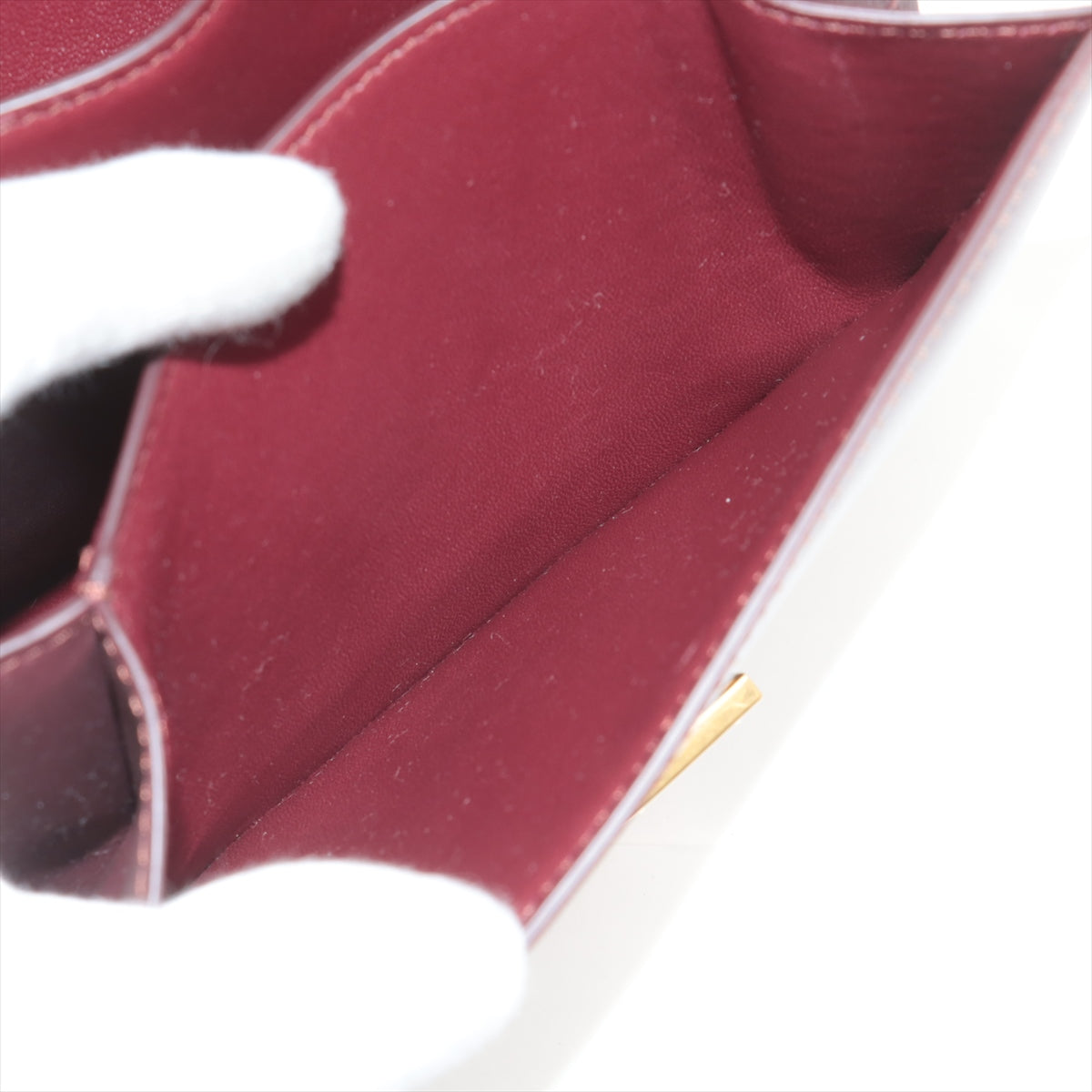 Celine Teen Box Bag in Burgundy - Luxury Crossbody Handbag for Women, Perfect for Date Night & Evening Events