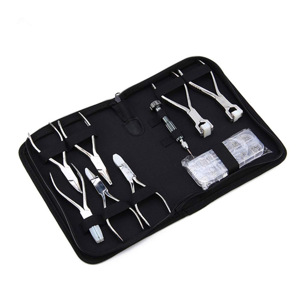 Professional Eyeglasses Pliers Set - 7-Piece Eyewear Repair Kit with Screwdriver & Screw Box | Perfect for Glasses Repair, Lens Adjustment & Frame Maintenance | Ideal for Opticians, Jewelers & DIY Home Use