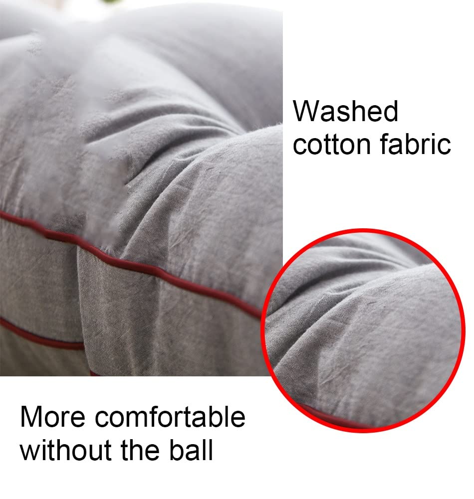 Large Wedge Pillow for Bed - Upholstered Headboard Cushion & Reading Pillow Support, Perfect for Bedside Comfort, Backrest & Wall Support - Ideal for Reading, Relaxing & Lounging in Bed