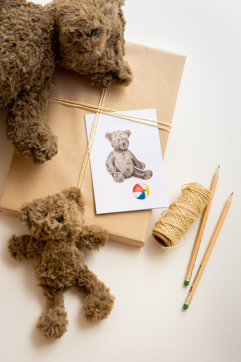 Adorable Trio of Plush Teddy Bears - Soft & Cuddly Stuffed Animals for Kids, Gifts, Nursery Decor, and Comforting Companions