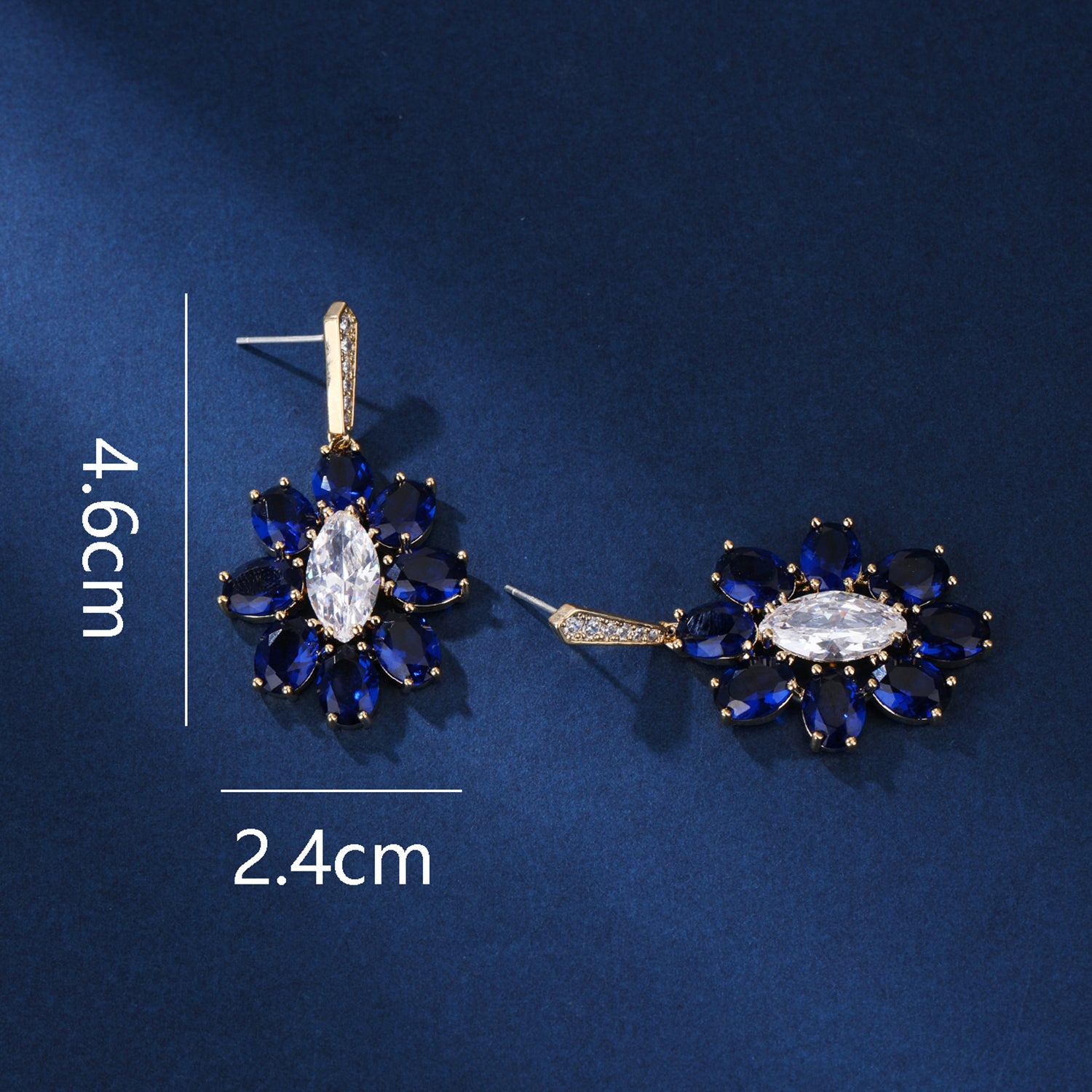 Elegant Cubic Zirconia Dangle Earrings for Women - Wedding, Party & Evening Jewelry Accessories - CE11675 | Perfect for Bridal, Prom & Special Occasions