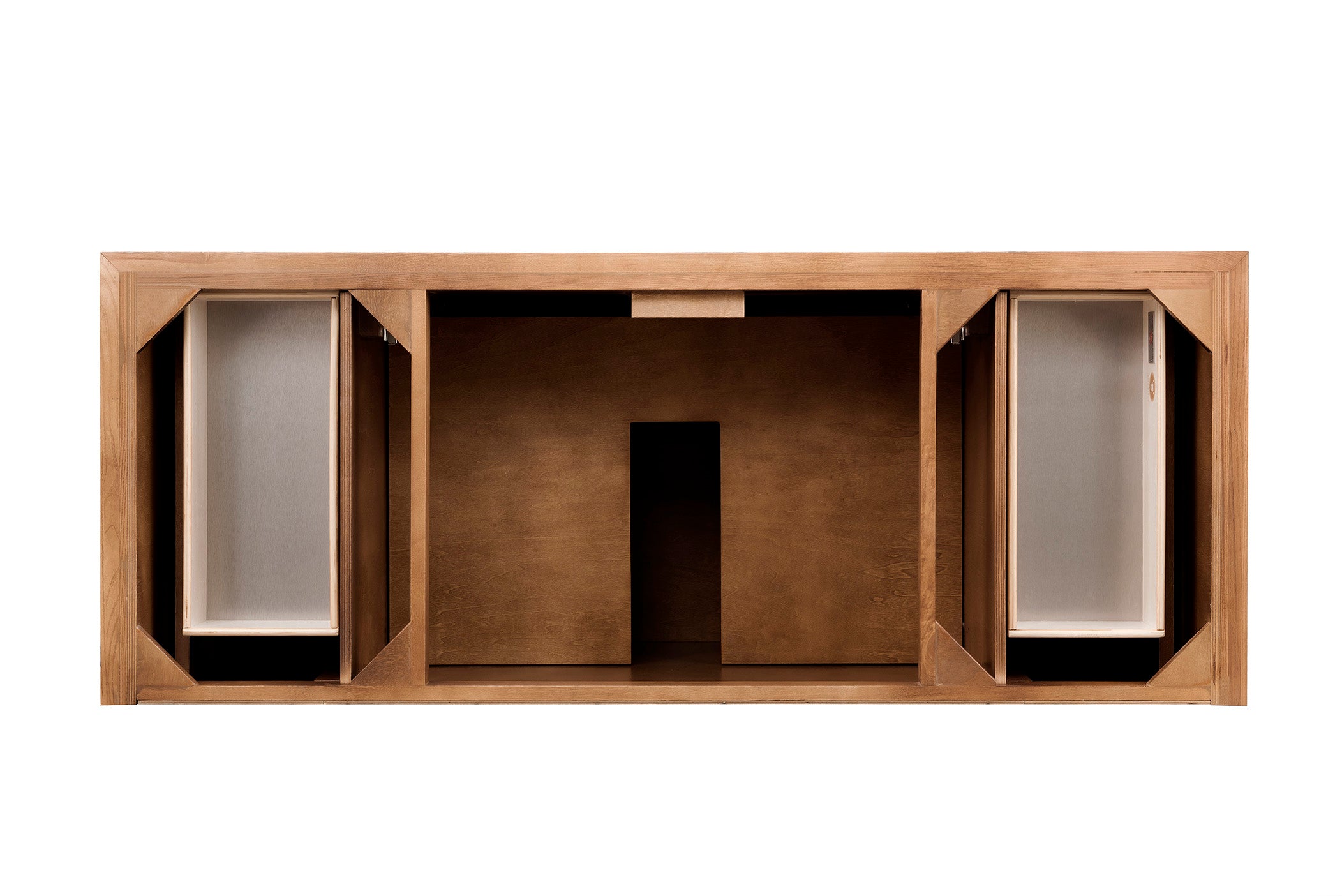 Providence 60 Inch Single Vanity Cabinet in Driftwood Finish - Modern Bathroom Storage with Sink Base for Home & Apartment Renovation