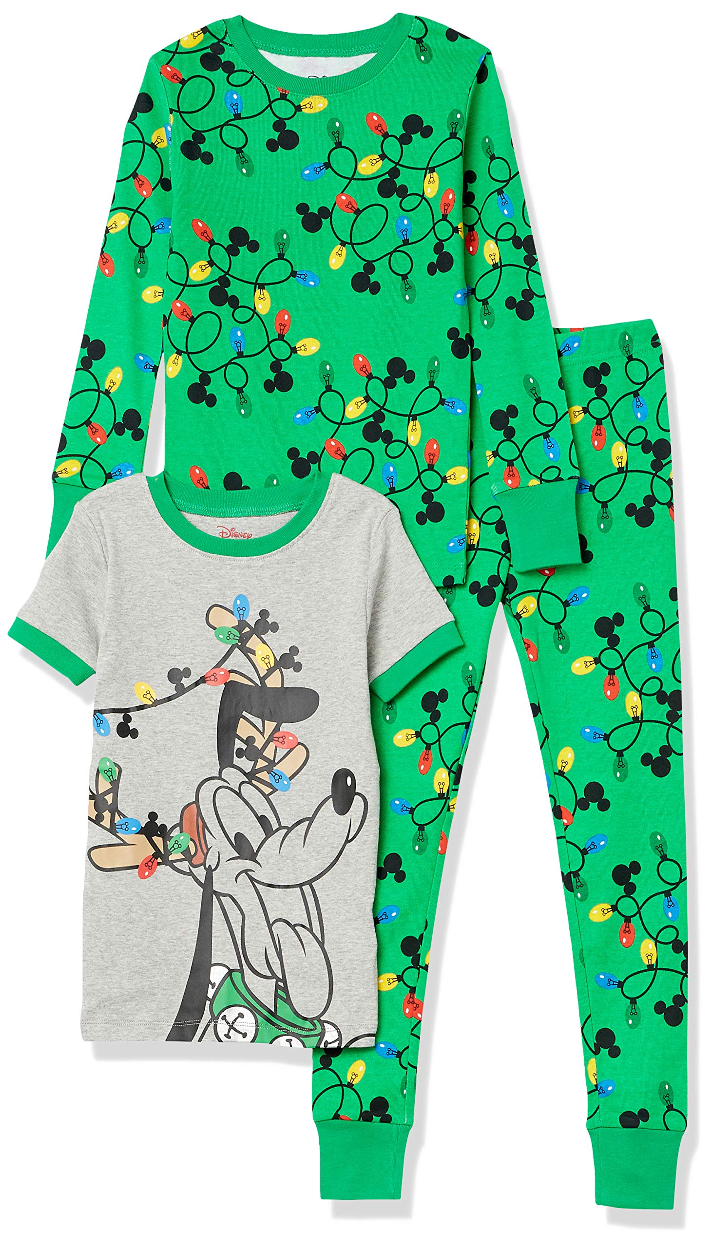 Amazon Essentials Baby Boys' Snug-Fit Cotton Pajama Sleepwear Sets - Soft & Comfortable 2-Piece PJS for Toddlers - Perfect for Bedtime, Lounging & Family Matching Outfits