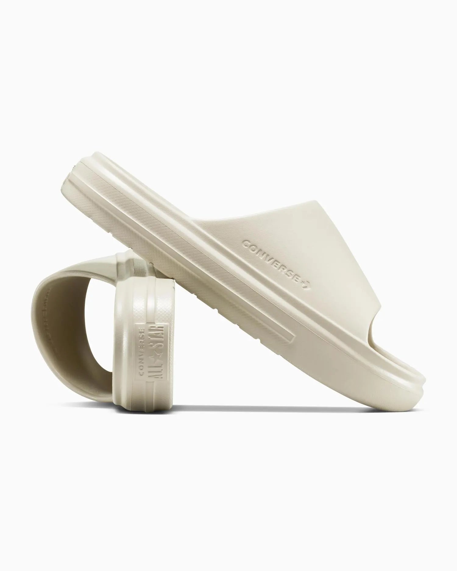 Converse Unisex Essential Papyrus Slides - Comfortable Summer Sandals for Men & Women - Perfect for Beach, Pool, and Casual Wear