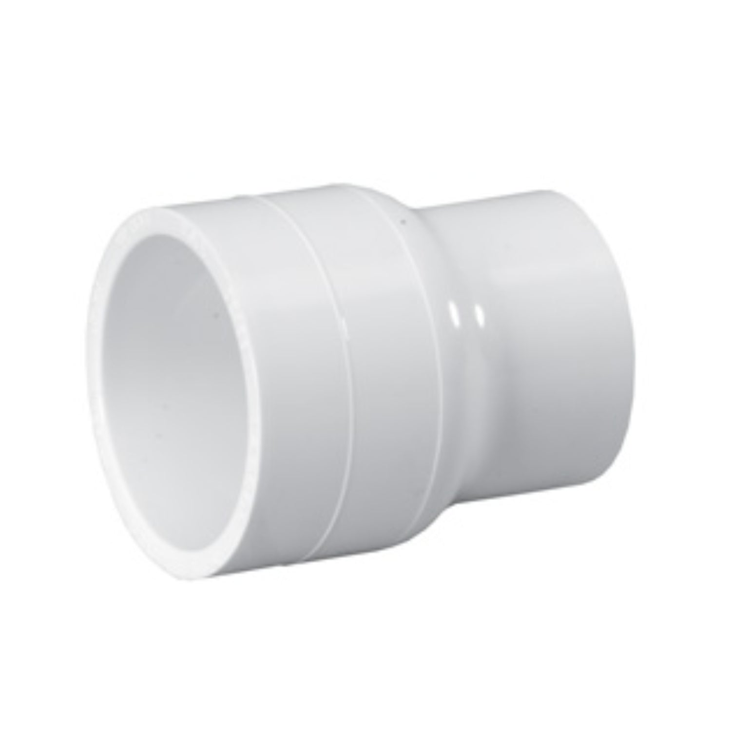 2 x 1-1/2 Inch PVC Slip Reducing Coupling - Pipe Fitting for Plumbing, Irrigation & Drainage Systems | DIY Home Repair & Water Supply Connections