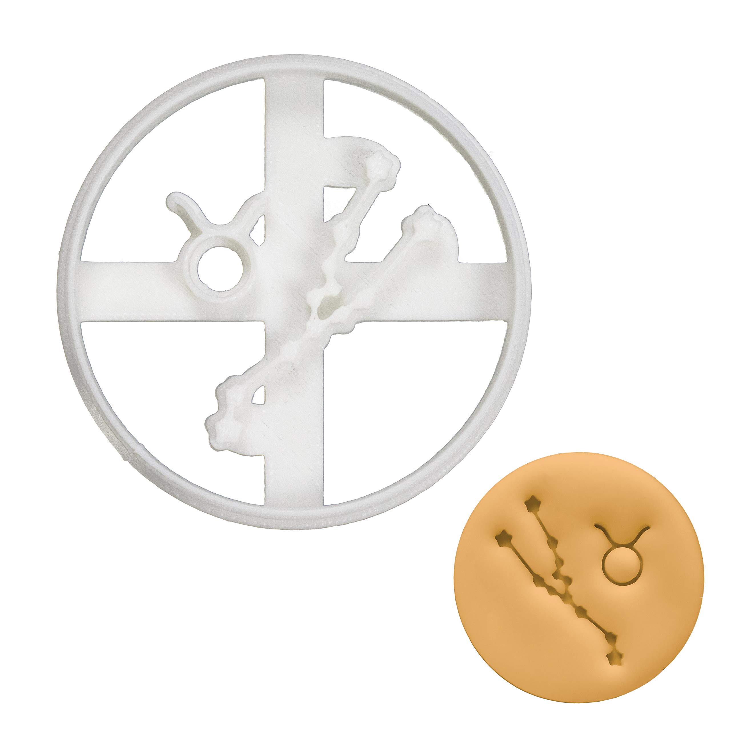 Taurus Constellation Cookie Cutter - 3.5 Inch Zodiac Star Sign Baking Tool for Sugar Cookies, Fondant, Biscuits | Perfect for Birthday Parties, Baby Showers & Astrology Gifts