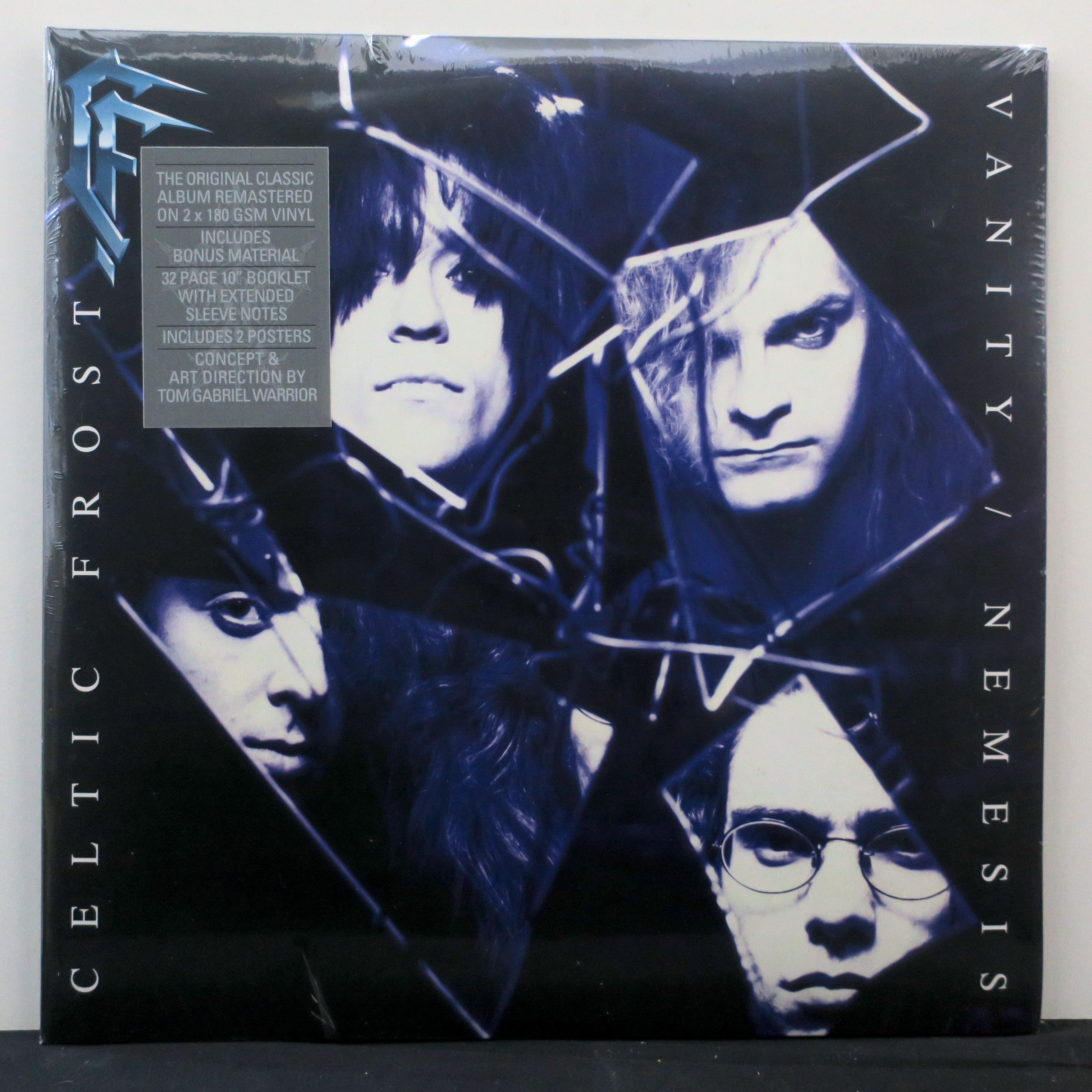 CELTIC FROST 'Vanity/Nemesis' Remastered 180g Vinyl 2LP + Booklet + 2 Posters - Limited Edition Heavy Metal Music Album for Collectors & Audiophiles - Perfect for Home Listening & Music Room Decor