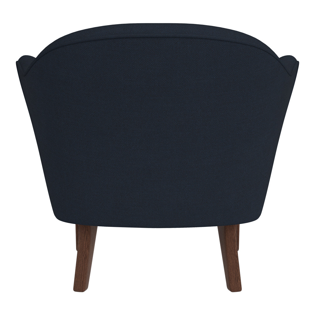 Ingeborg Lounge Chair - Modern Textile Upholstered Comfortable Armchair for Living Room, Bedroom & Office - Perfect for Relaxing, Reading & Lounging