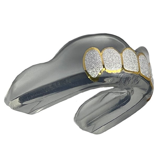 24K Gold Plated Diamond Grillz for Men & Women - Customizable Hip Hop Teeth Jewelry for Parties, Concerts & Special Events