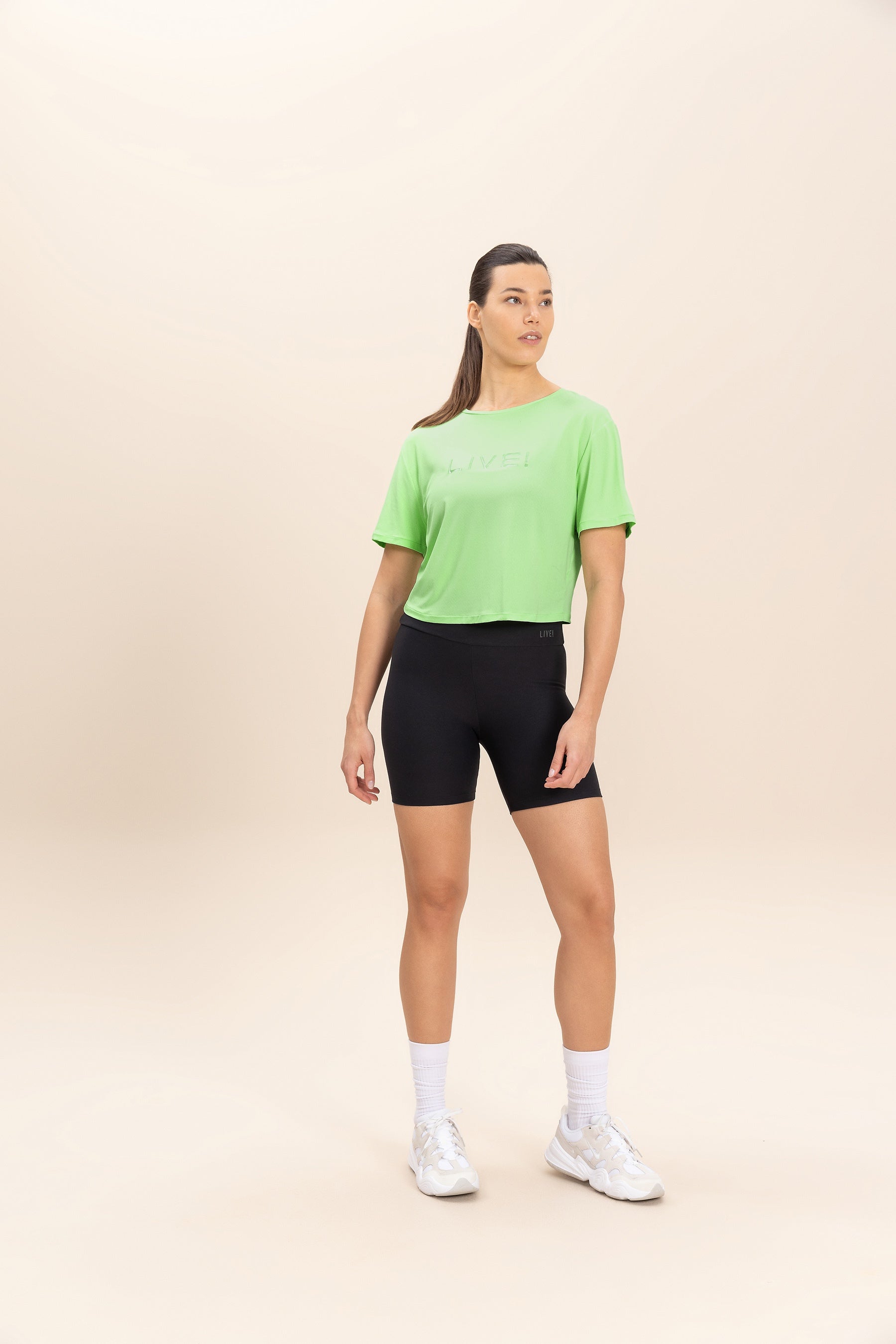 Comfort Cropped T-Shirt for Women - Soft Breathable Cotton Summer Casual Tee - Perfect for Yoga, Beach & Everyday Wear