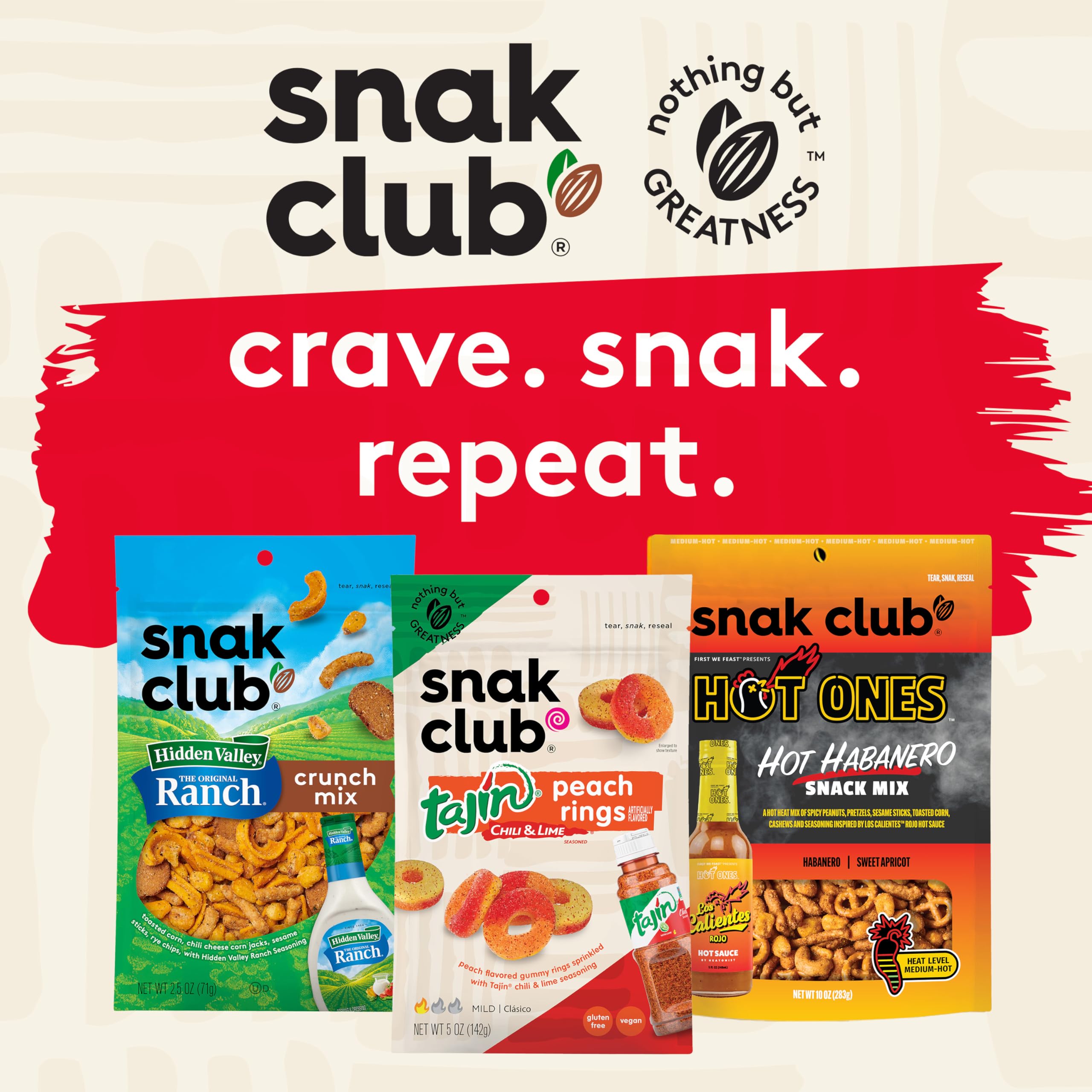 Snak Club Honey Glazed Crunchy Cashews - Gluten-Free, Family Size 10.5oz - Perfect for Snacking, Parties & Healthy On-the-Go Treats