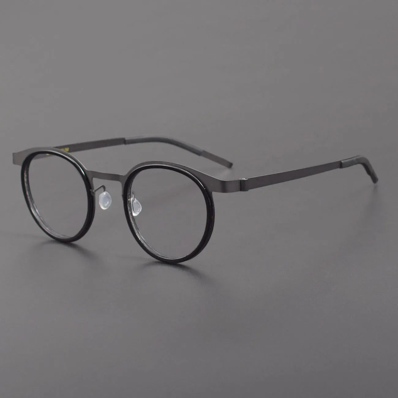 Aror Unisex Full Rim Oval Round Acetate Titanium Eyeglasses 49704 - Lightweight & Durable Frame for Men & Women - Perfect for Reading, Work, and Everyday Fashion