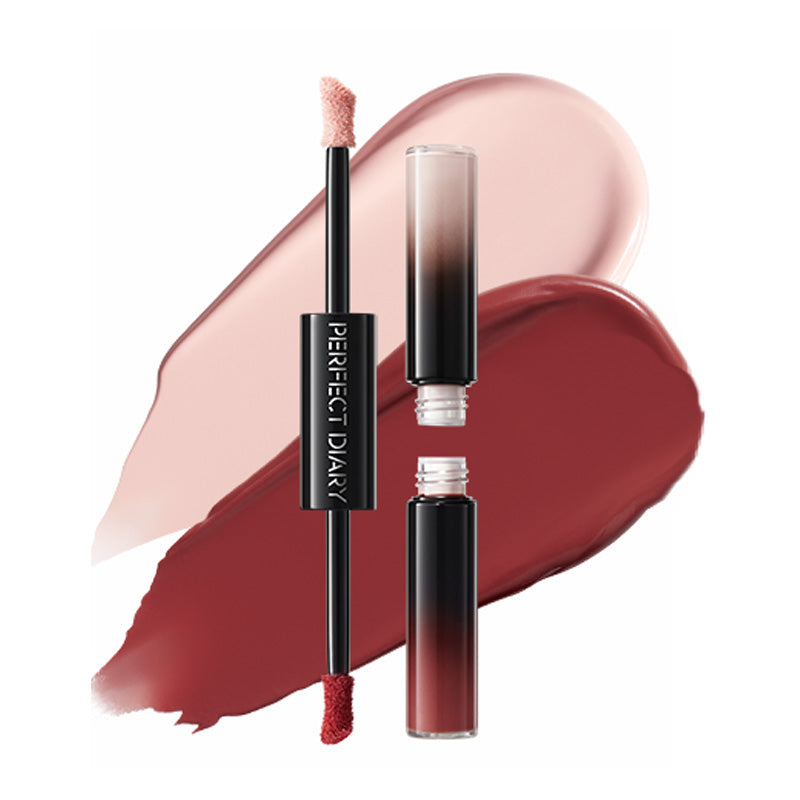 Perfect Diary Dual Ended Cheek & Lip Bouncy Tint - Long Lasting Waterproof Makeup for Blush & Lip Stain | Great for Everyday Wear, Date Night & Special Occasions