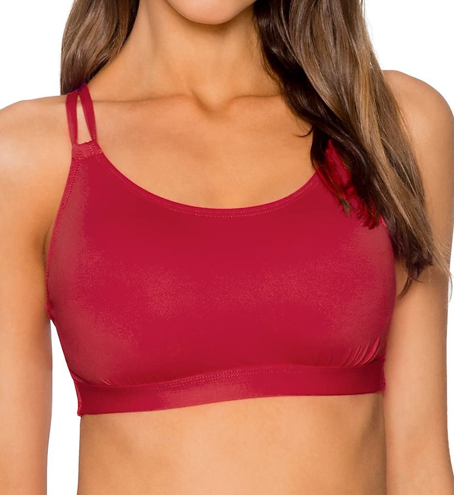 Women's Taylor Bralette Bikini Top - Underwire Swimsuit for Beach & Pool | Comfortable Sunsets Design for Summer Vacation