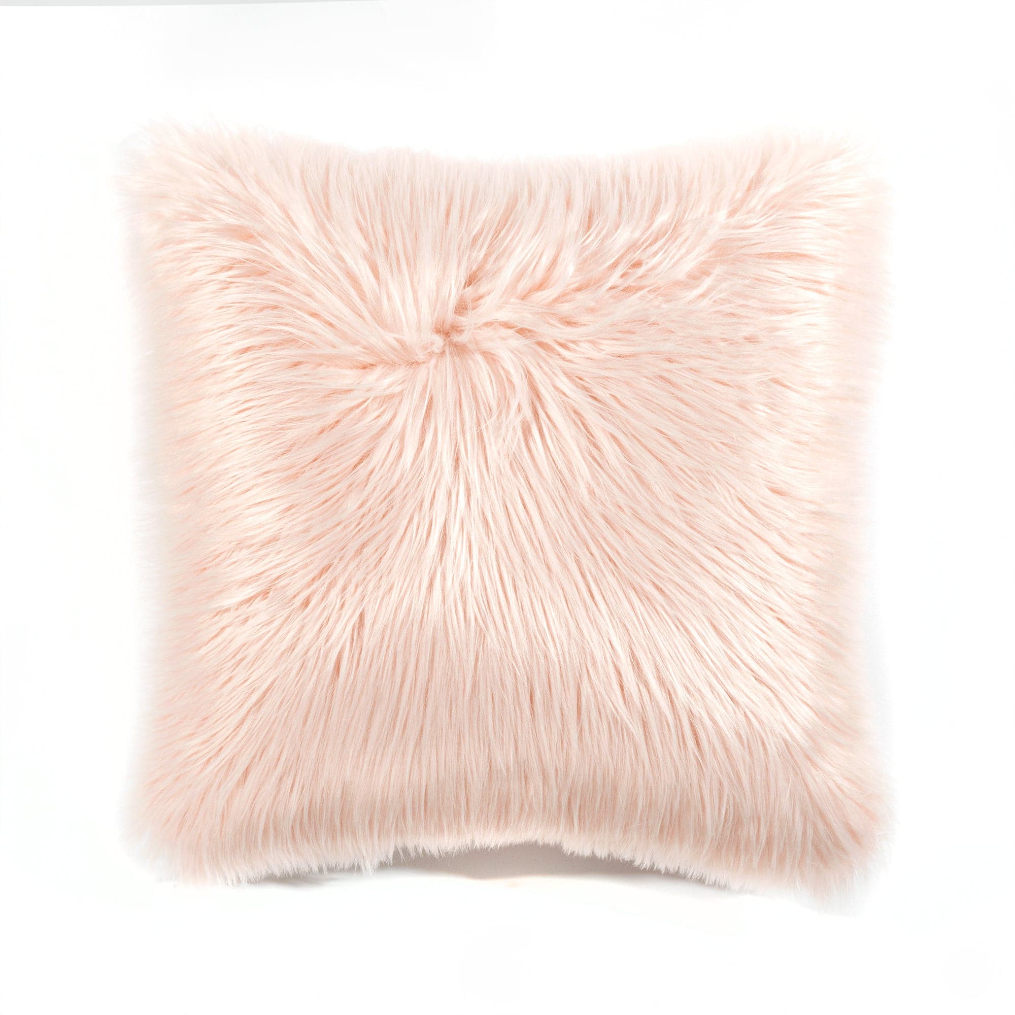 Soft Mongolian Luca Faux Fur Pillow Cover - Luxury Decorative Throw Pillow Case for Sofa, Bed, Couch - Cozy Home Decor for Living Room & Bedroom