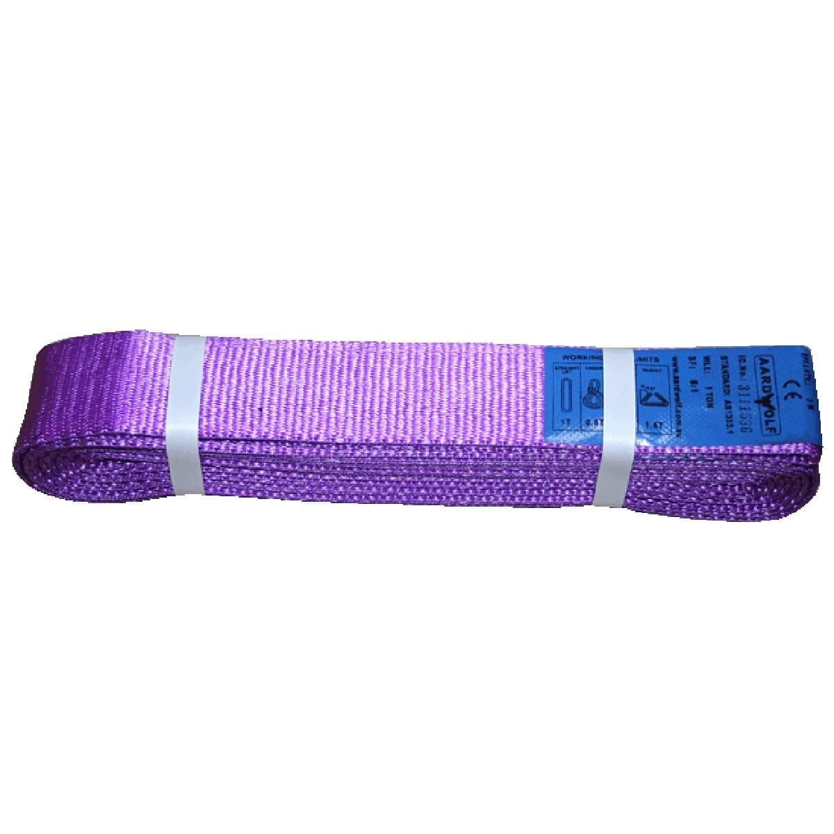Aardwolf Endless Webbing Sling 1Ton (Pair) - Heavy Duty Lifting Straps for Towing, Recovery & Construction - Perfect for Off-Road Vehicles, Equipment Hauling & Industrial Use