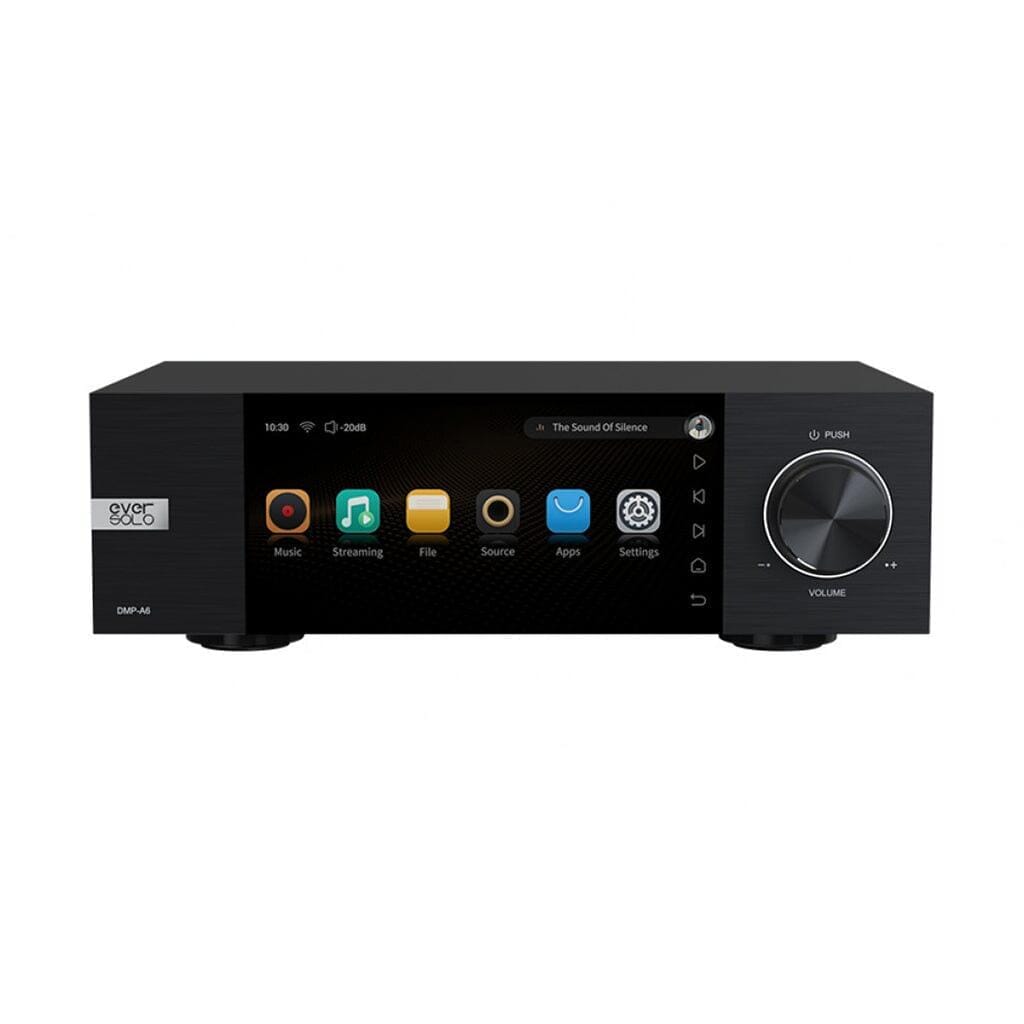 Eversolo DMP A6 HiFi Audio Streamer with Dual ES9038Q2M DAC - Supports DSD512 & High-Resolution Audio - Perfect for Home Theater & Audiophile Music Listening