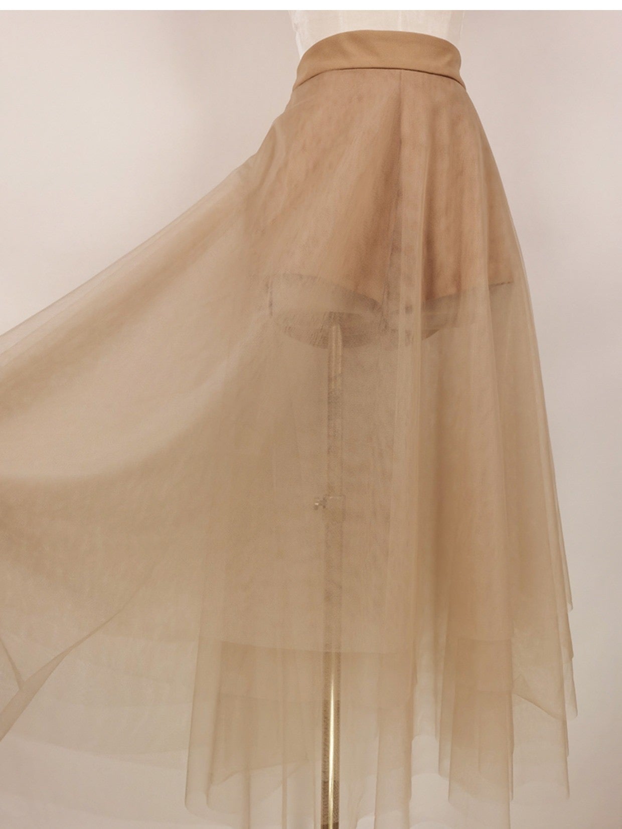 Apricot Layered Dress Set for Women - Elegant Flowy Summer Outfit for Beach, Party & Casual Wear