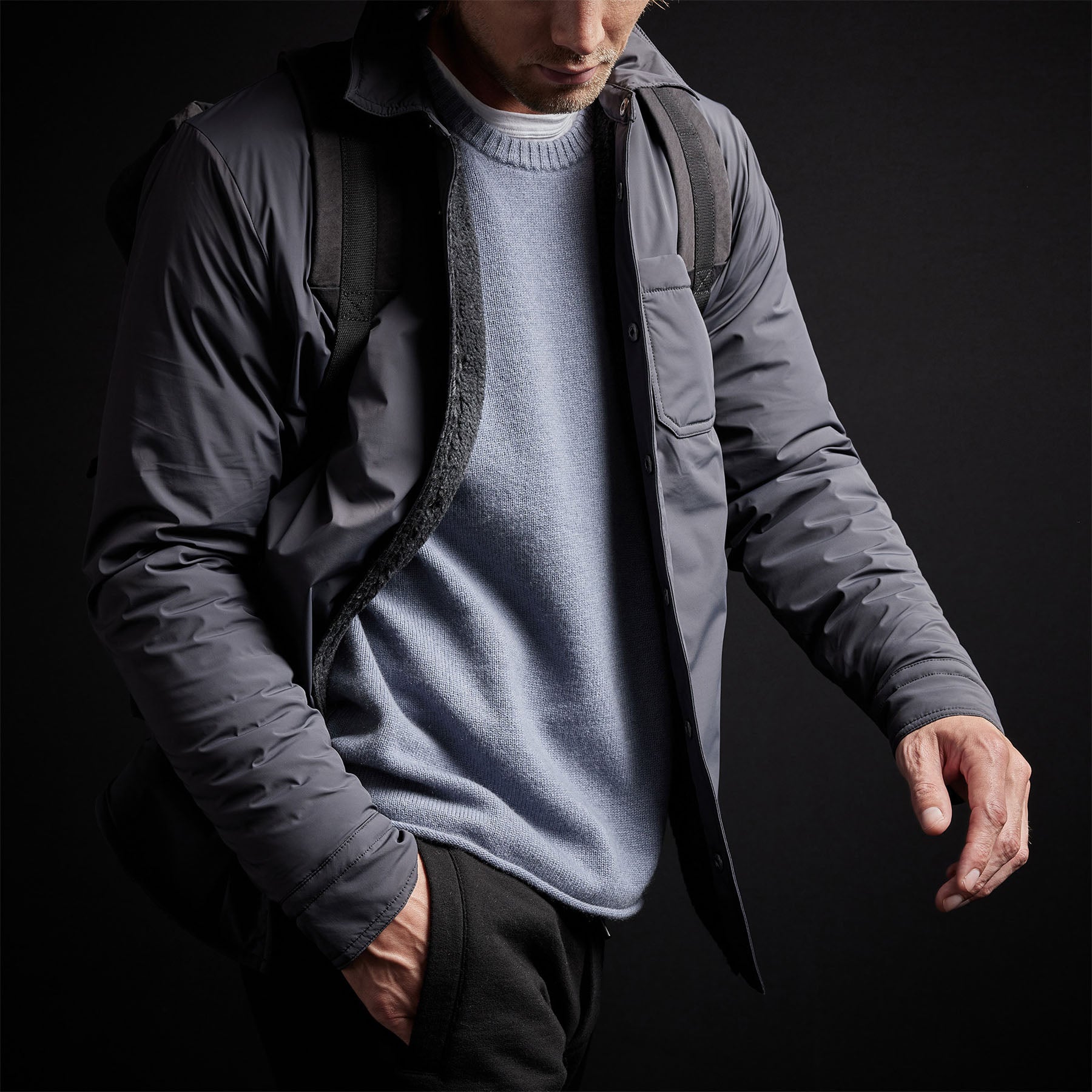 Plaid Lined Performance Jacket for Men & Women - Lightweight Carbon Fiber Outdoor Windbreaker - Perfect for Hiking, Running & Casual Wear