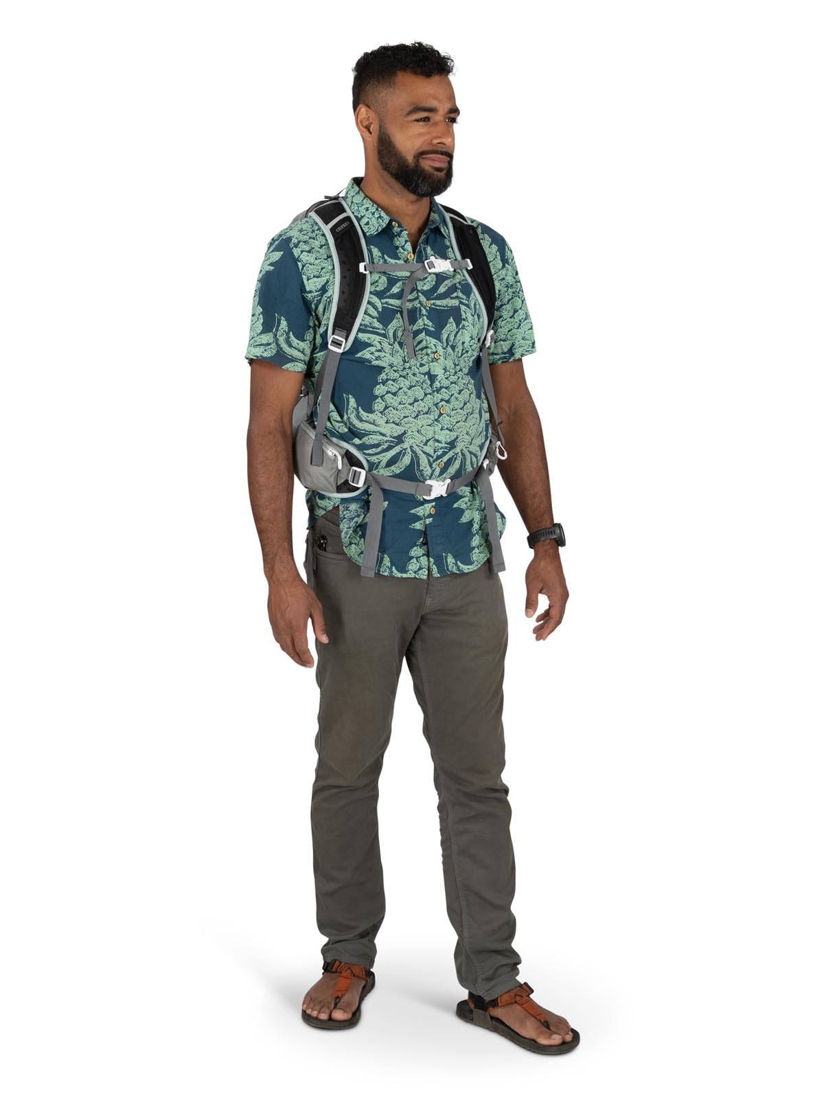 Osprey Talon Earth 22L Unisex Hiking Backpack - Lightweight & Durable Daypack for Outdoor Adventures, Glacier Grey - Perfect for Hiking, Camping & Travel