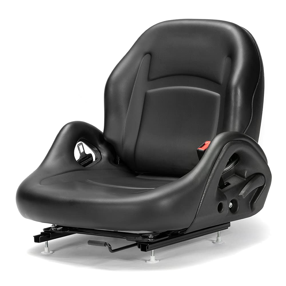 FPE Forklift Seat Without Suspension With Switch BF5-2-A Hacus Aftermarket Replacement - New - Perfect for Warehouse Equipment & Industrial Machinery Maintenance