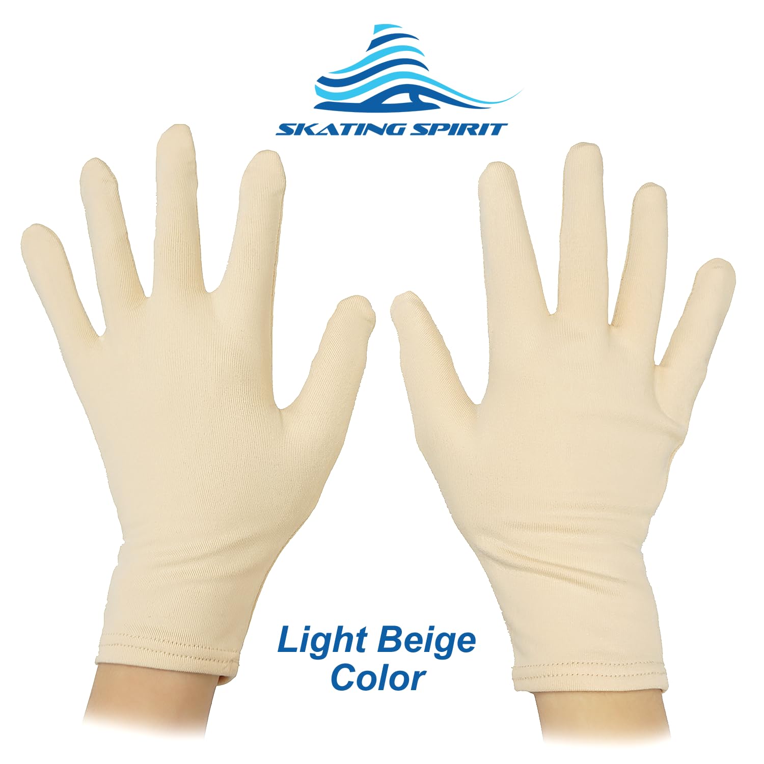 Figure Skating Gloves for Competition & Dance Performance - 1 Pair - Breathable & Flexible for Ice Shows & Practice