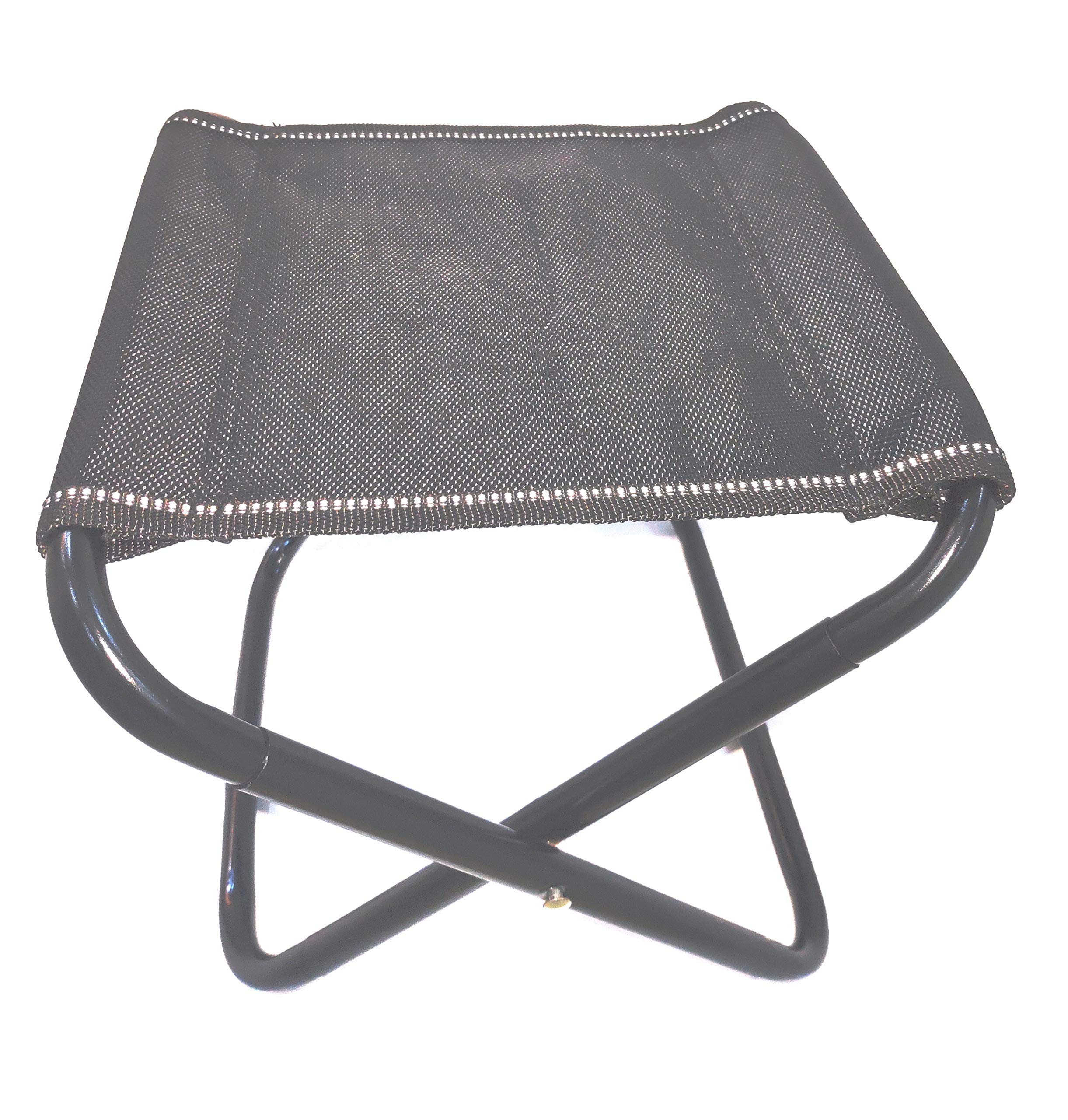 Portable Folding Camping Chair - Lightweight Outdoor Chair for Fishing, Sketching, Picnics & Beach (2 Pack, Black) - Perfect for Camping, Backyard, and Outdoor Adventures