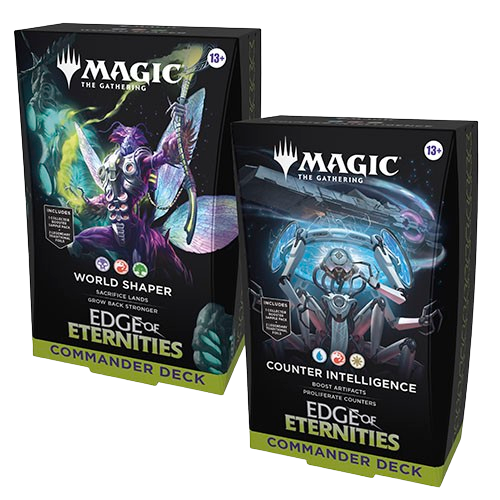 Magic: The Gathering Edge of Eternities Commander Deck Bundle | MTG Commander Deck for Strategy Card Game | Perfect for Multiplayer Gaming Nights & Collectors