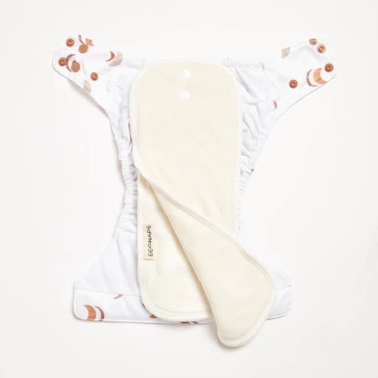 EcoNaps Modern Cloth Diaper | Reusable & Eco-Friendly Baby Nappy | Soft & Absorbent for Newborns & Toddlers | Perfect for Daycare, Travel & Home Use