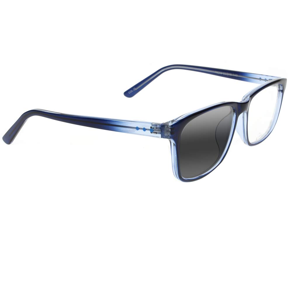 Progressive Transition Photochromic Multifocal Reading Glasses for Men & Women - Perfect for Indoor/Outdoor Reading, Driving & Computer Use
