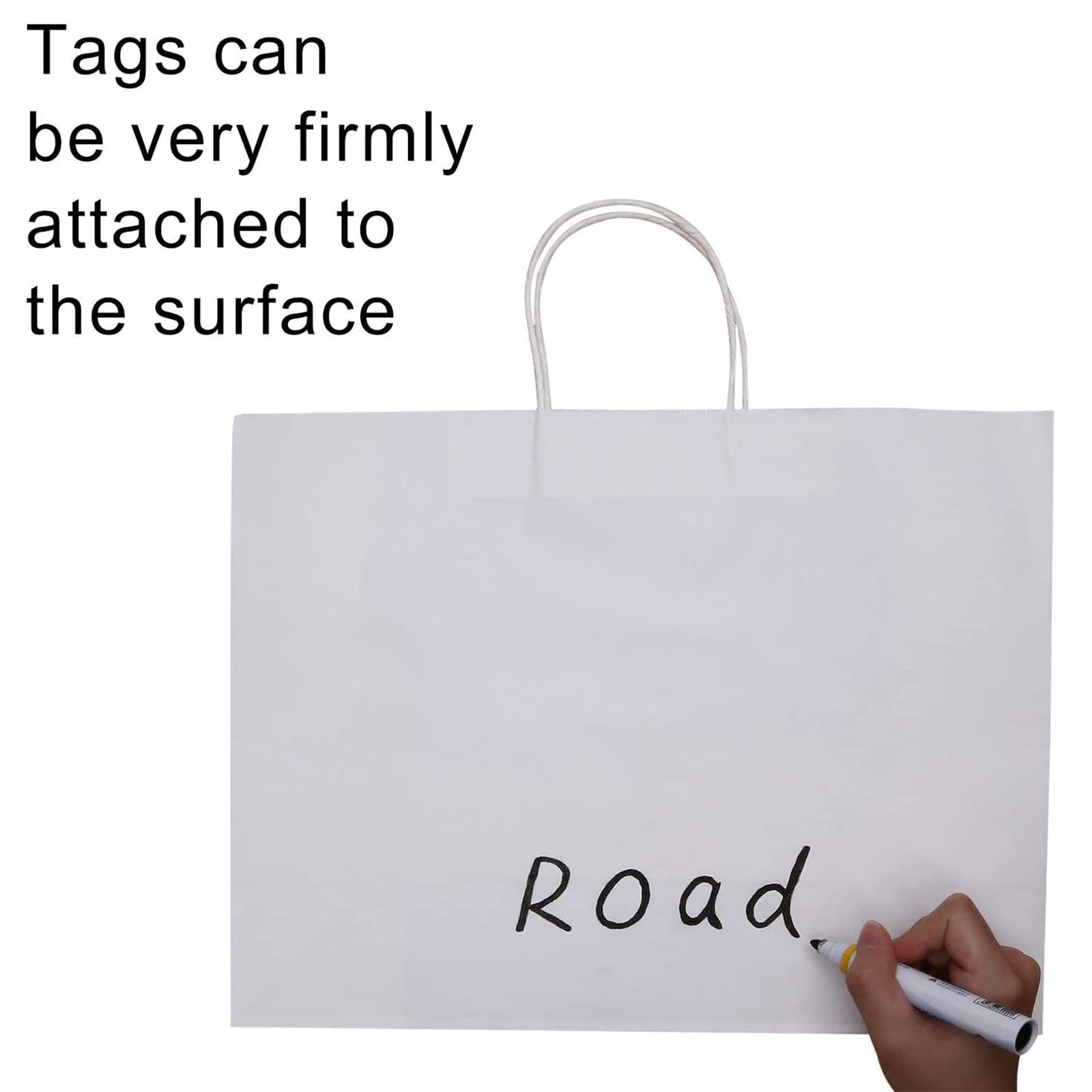 100Pcs Large Kraft Gift Bags 16x6x12 Inches with Handles - Eco-Friendly Paper Bags for Retail, Business, Parties, Shopping & Grocery - Perfect for Mother's Day Gifts, Birthday Presents & Boutique Packaging