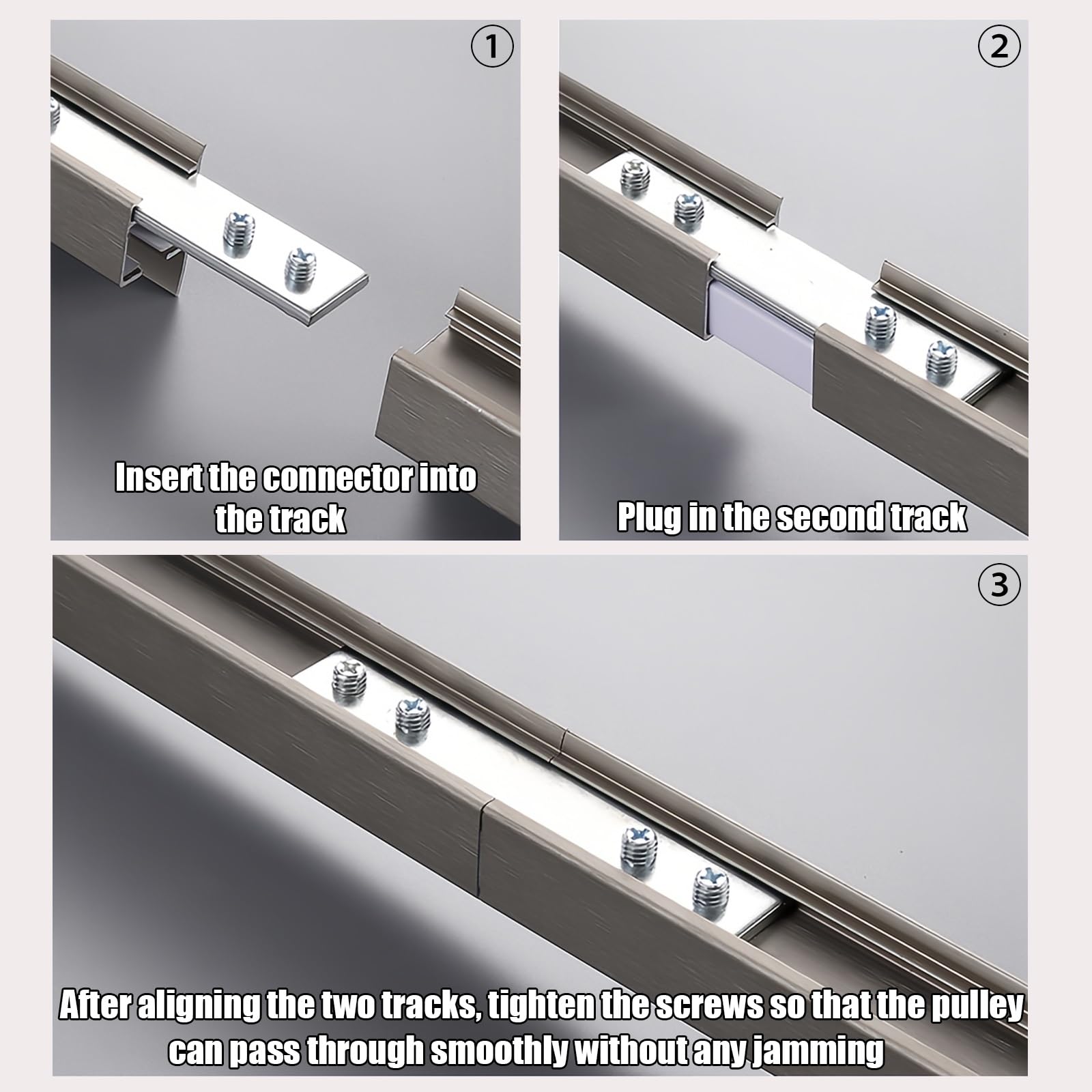 Heavy Duty Aluminum Ceiling Track Curtain Rail - 1.8m/5.9FT Black Room Divider System for Bay Windows, Patio & Outdoor Spaces | Perfect for Home, Office and Commercial Use