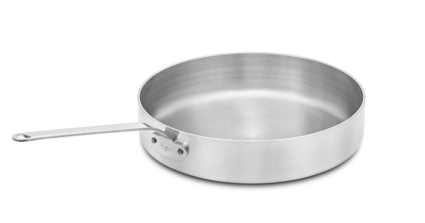 Vollrath TriVent 12-Inch Aluminum Sauté Pan with Lid - Professional Restaurant-Grade Cookware for Home Chefs & Commercial Kitchens - Perfect for Searing, Frying & Sautéing Vegetables, Meat & Seafood