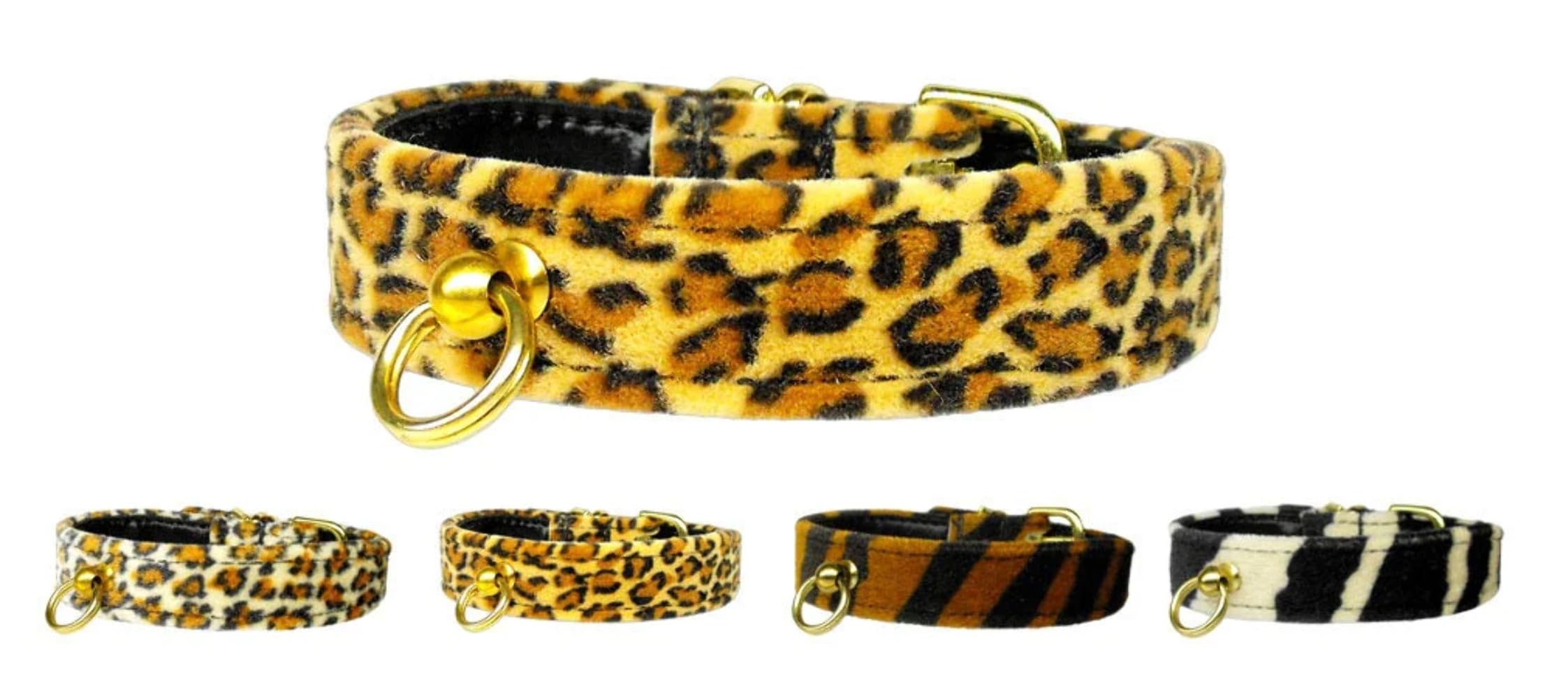 Zebra Print Dog Collar for Small & Large Dogs - Adjustable Pet Collar with Durable Nylon - Perfect for Walking, Training & Outdoor Adventures
