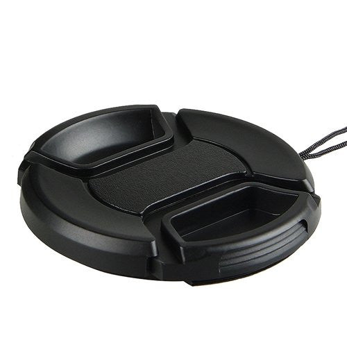 Dot Line 62mm Lens Cap with Leash - Secure Camera Lens Cover for DSLR & Mirrorless Cameras - Perfect for Outdoor Photography, Travel & Professional Shooting