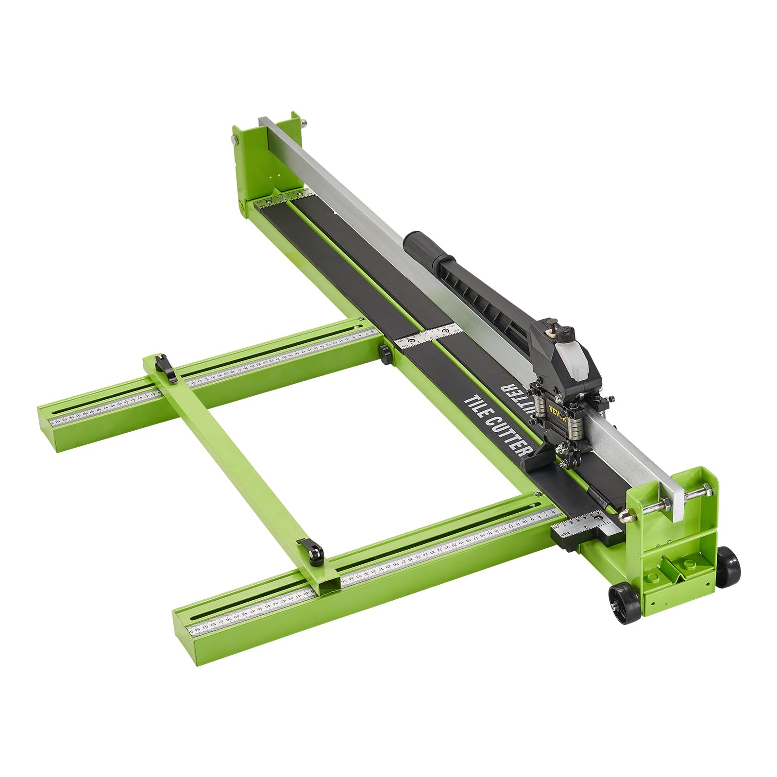 VEVOR 48 Inch Manual Tile Cutter - All-Steel Frame with Laser Guide & Bonus Spare Cutter - Precision Hand Tool for Porcelain, Ceramic, and Floor Tiles - Perfect for DIY Home Renovation, Bathroom Remodeling, and Professional Tile Installation