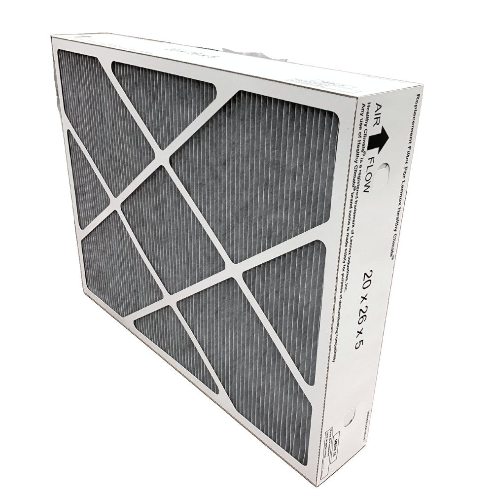 Lennox Y6604 Healthy Climate 100908 10 PureAir 20x26x5 MERV 16 Carbon Clean Furnace Air Filter - Compatible with Atomic & PCO3 20 16 - Improves Indoor Air Quality for Homes & Offices