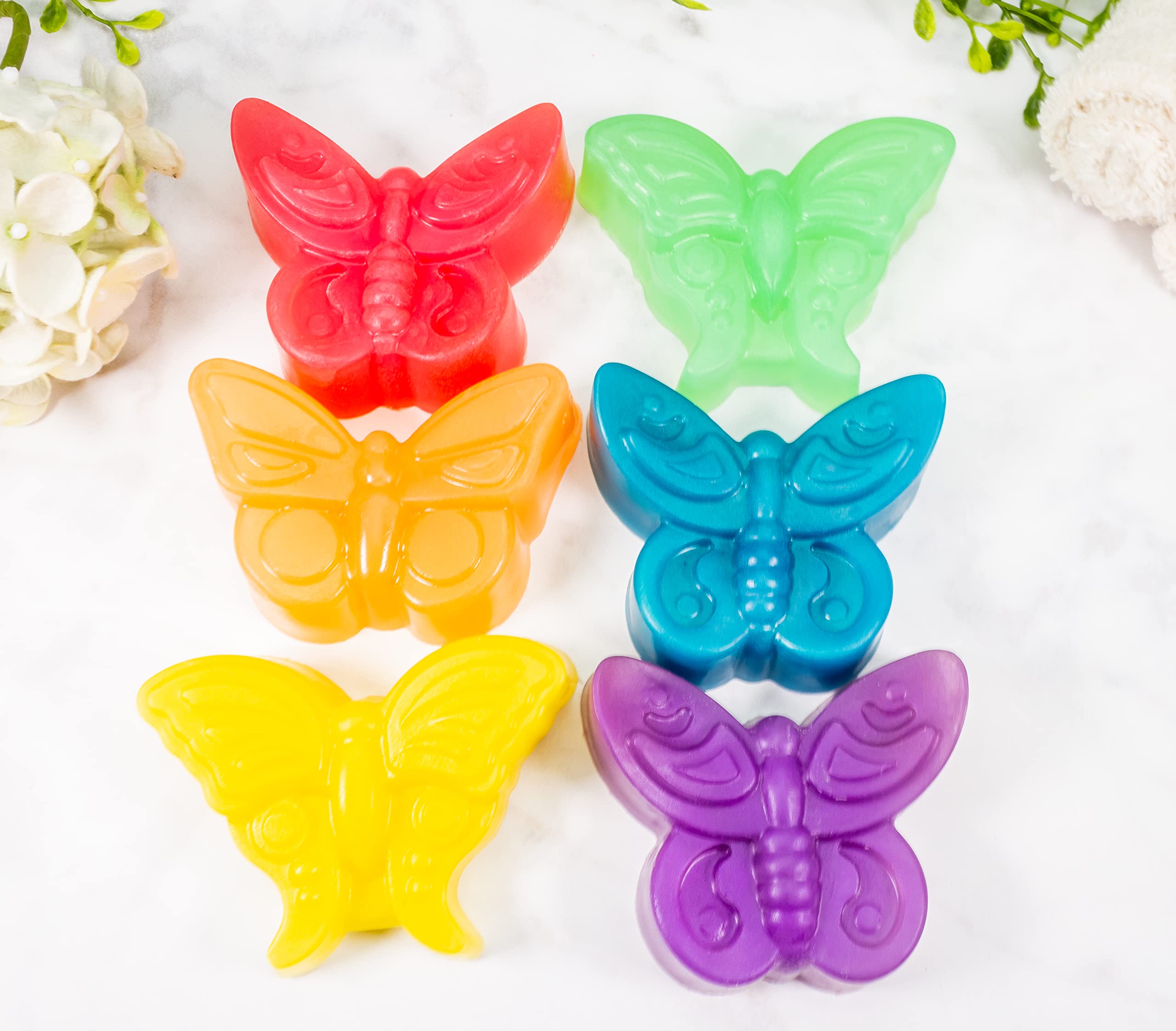 Kids Birthday Spa Gift Set - Raspberry Lemonade Scented Butterfly Soap Flower & Bath Bomb with Solid Bubble Bath Bar | Perfect for Birthday Parties, Relaxation & Self-Care Gifts
