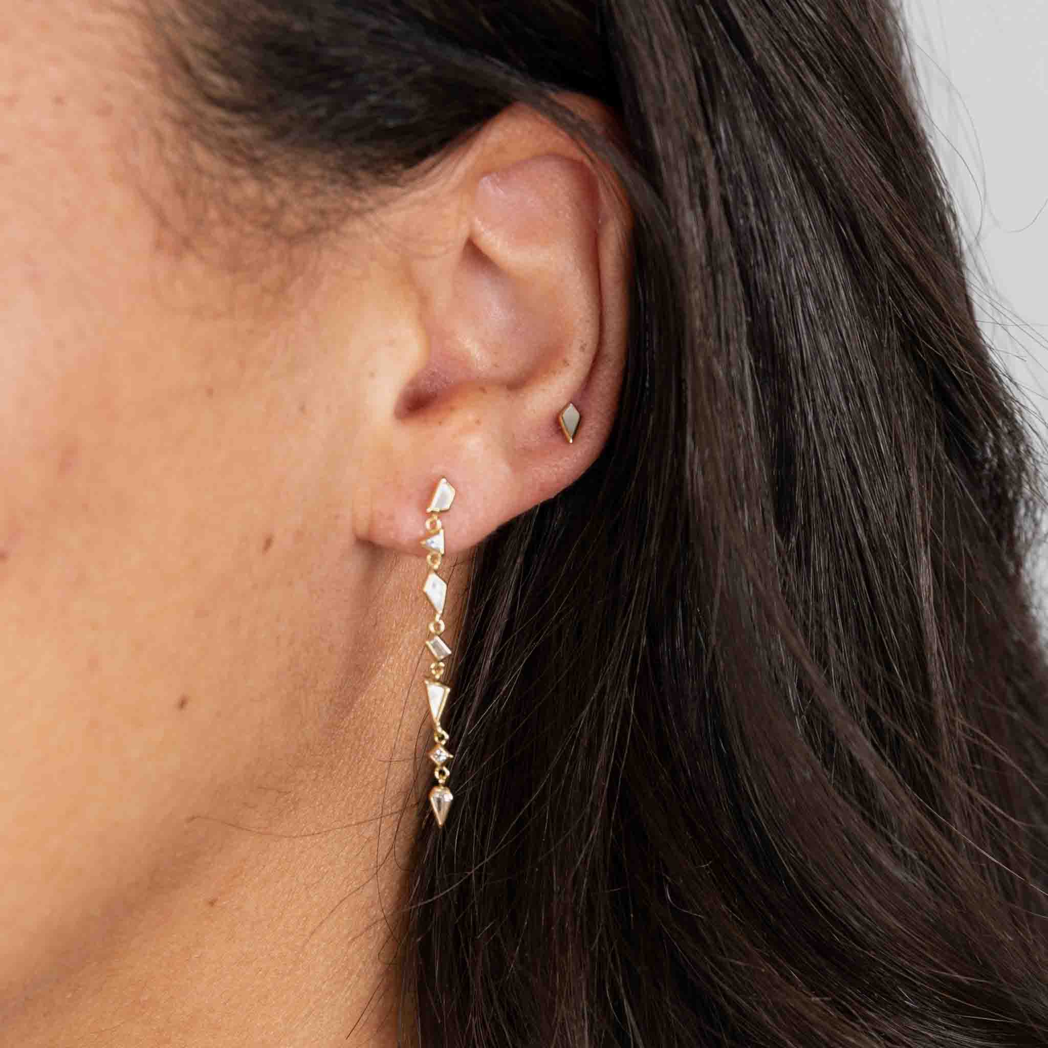 Ezra Earrings for Women - Elegant Gold Hoop Earrings for Everyday Wear | Perfect for Parties, Work & Casual Outfits