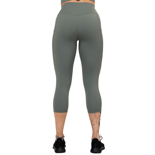 Tear It Up 2.0 High-Waisted Yoga Leggings | Dried Sage Color | Perfect for Workouts, Running & Lounge Wear