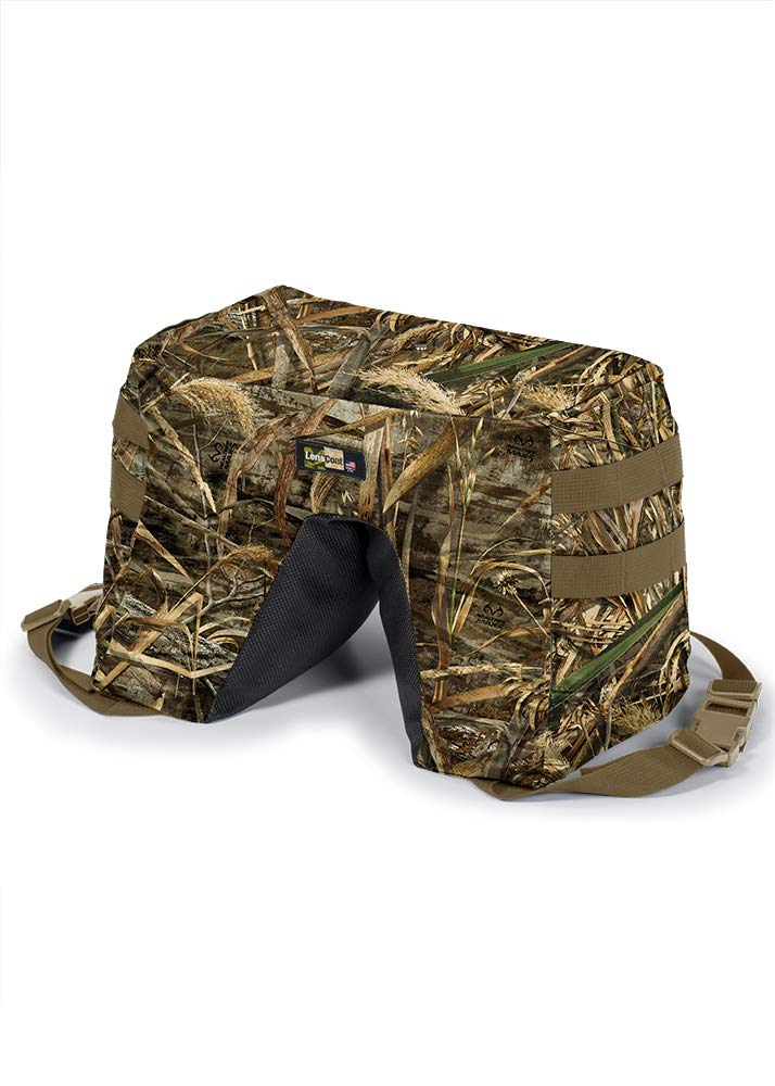 LensCoat Camouflage Camera Lens Support Bean Bag - LensSack Pro for DSLR & Mirrorless Cameras - Realtree Max5 Pattern (lclspm5) - Perfect for Wildlife Photography & Outdoor Shooting