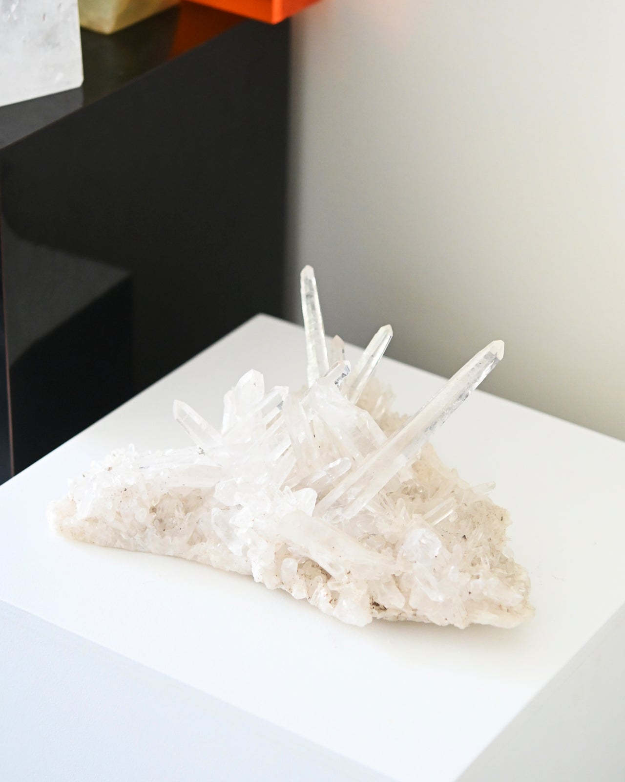 Natural Diamantina Laser Quartz Cluster - 3.5lbs Raw Healing Crystal Specimen for Meditation, Reiki, Energy Work & Home Decor
