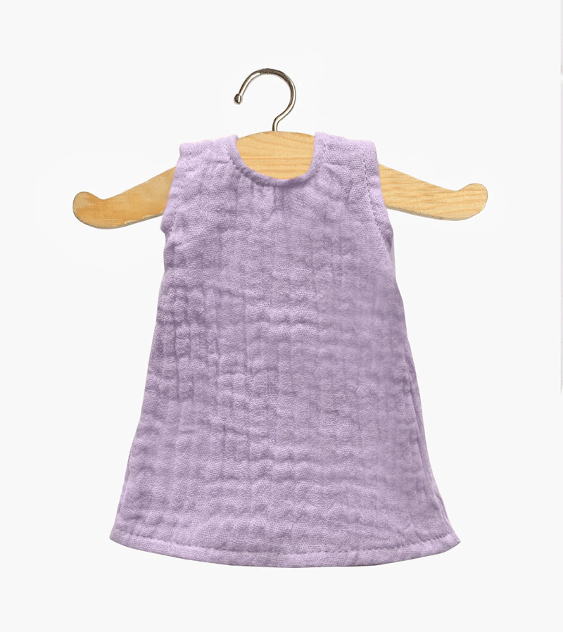 Lilac Iva Dress for Amigas Girl Doll - Perfect for Tea Parties, Dress-Up & Collectible Display