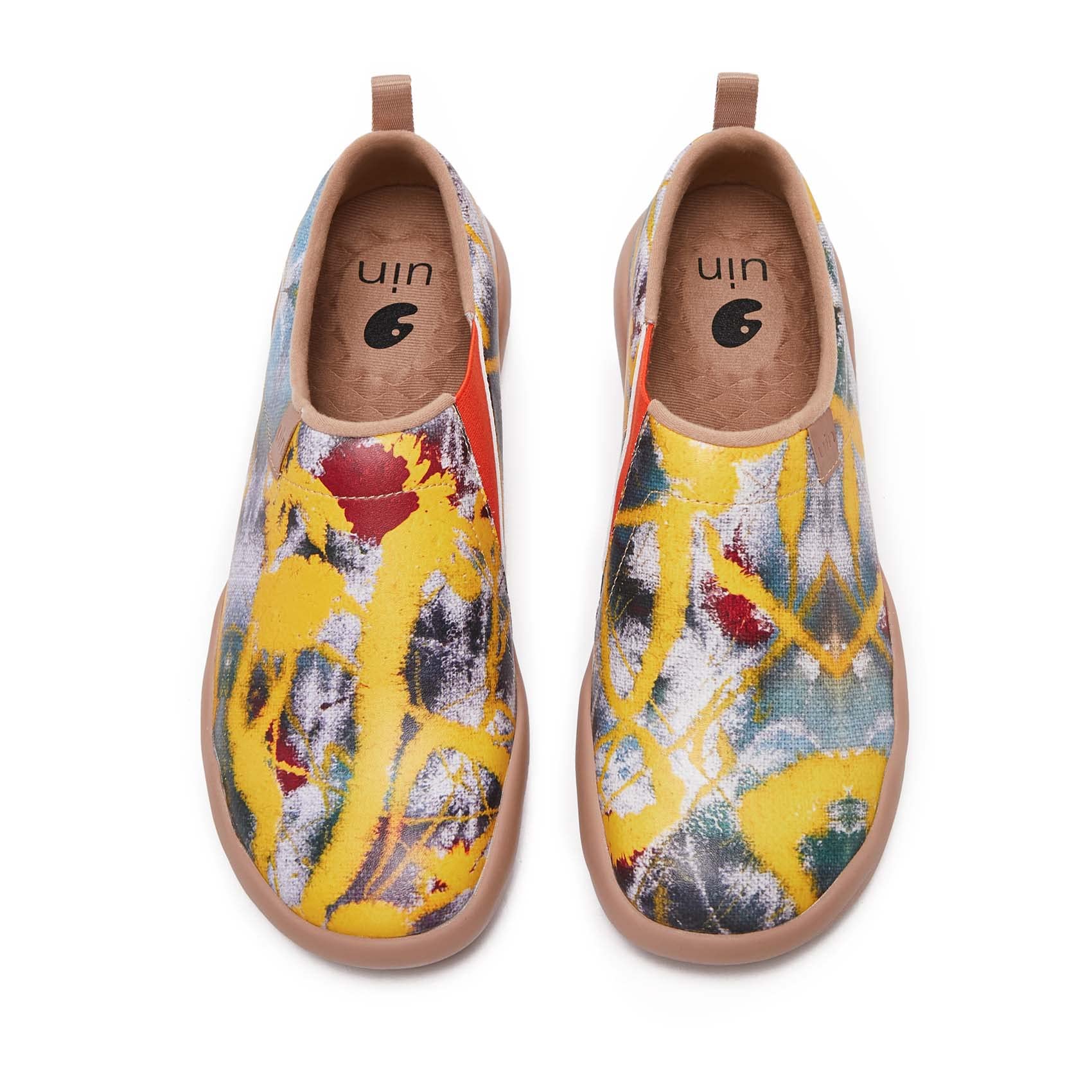 UIN Men's Slip-On Walking Shoes - Lightweight Travel Loafers with Microfiber Upper | Comfortable Casual Sneakers for Walking, Travel & Everyday Wear
