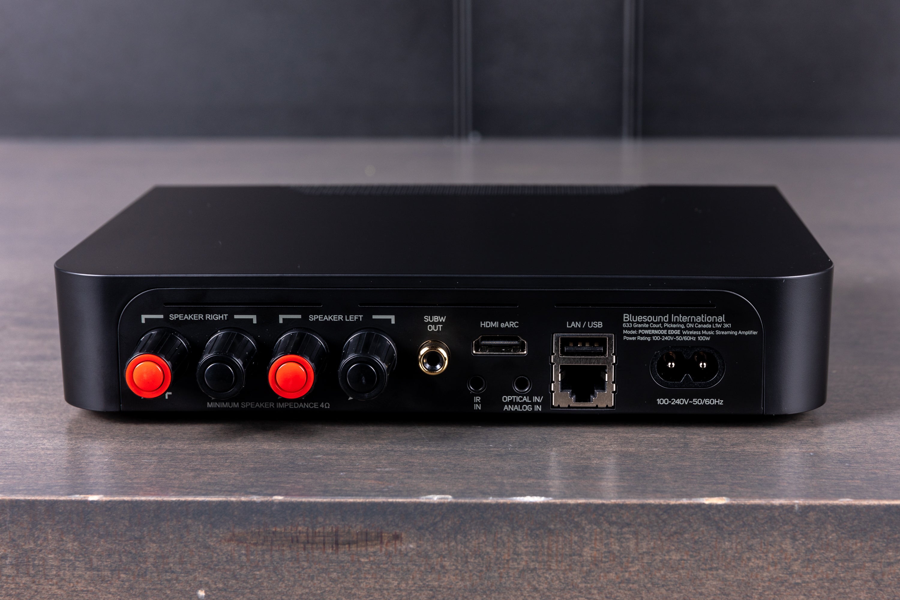 Bluesound Powernode Edge Wireless Hi-Fi Streaming Amplifier - Compact Audio System for Home Theater & Music Listening