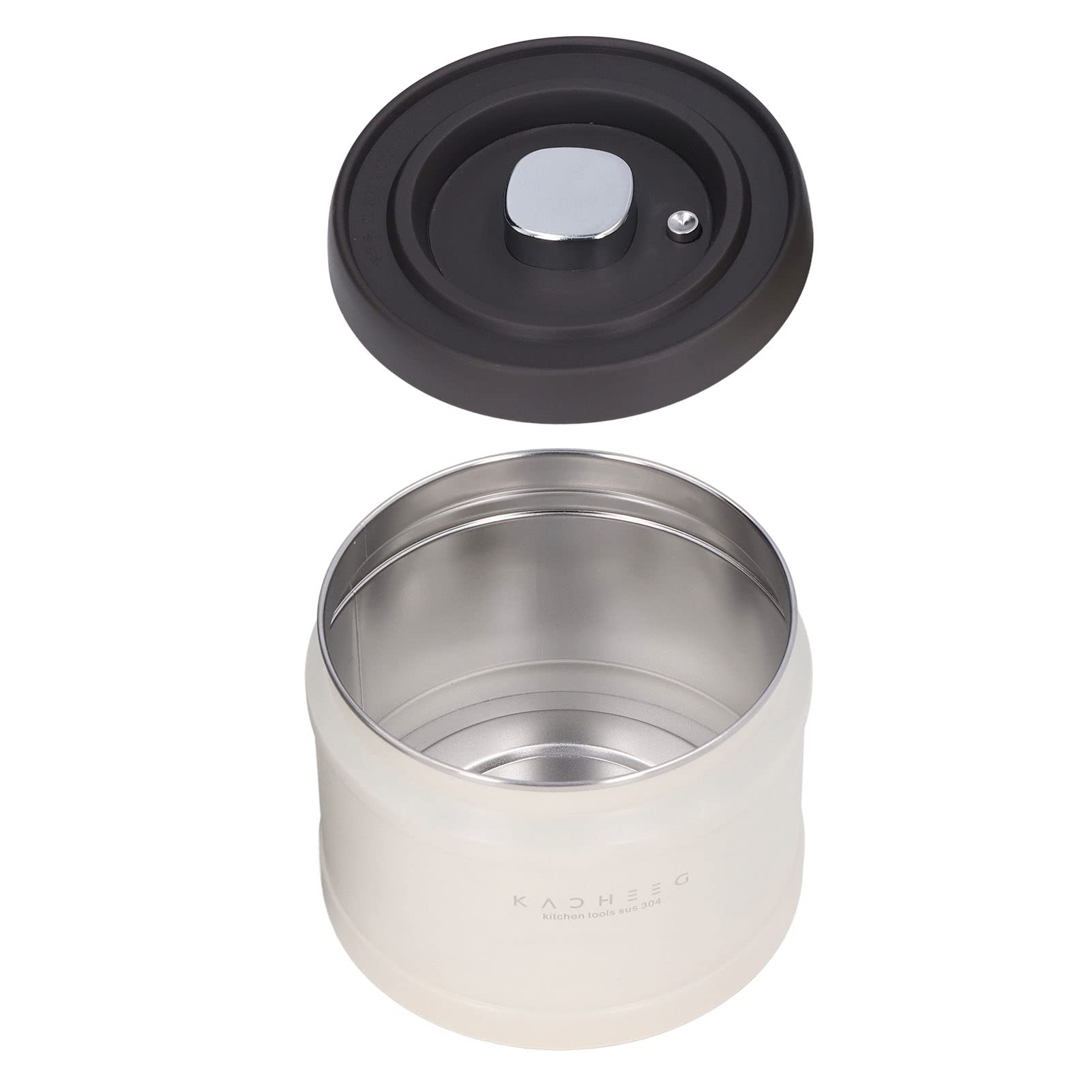 Stackable Coffee Storage Canister - Large Diameter, Acid & Alkali Resistant Coffee Container for Cafe, Restaurant & Home Use | Airtight Coffee Bean & Grounds Organizer